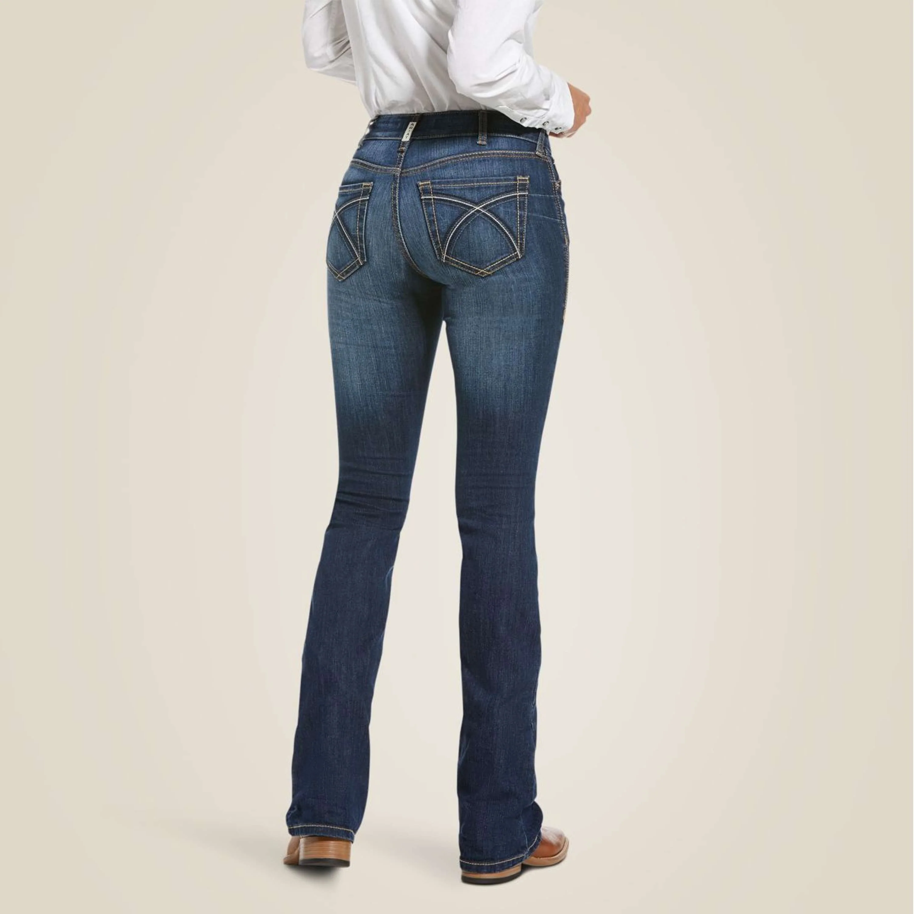 Ariat Jeans Rosa Perfect Rise Boot Cut Femme Lita - Image 2