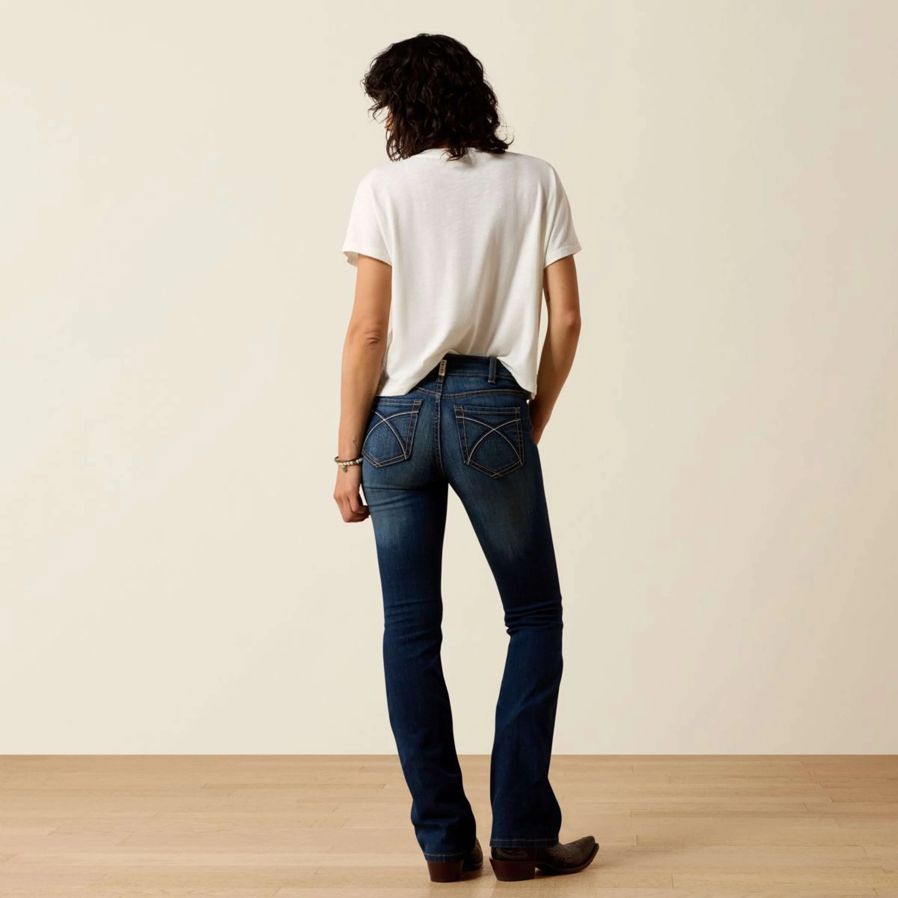 Ariat Jeans Rosa Perfect Rise Boot Cut Femme Lita - Image 5