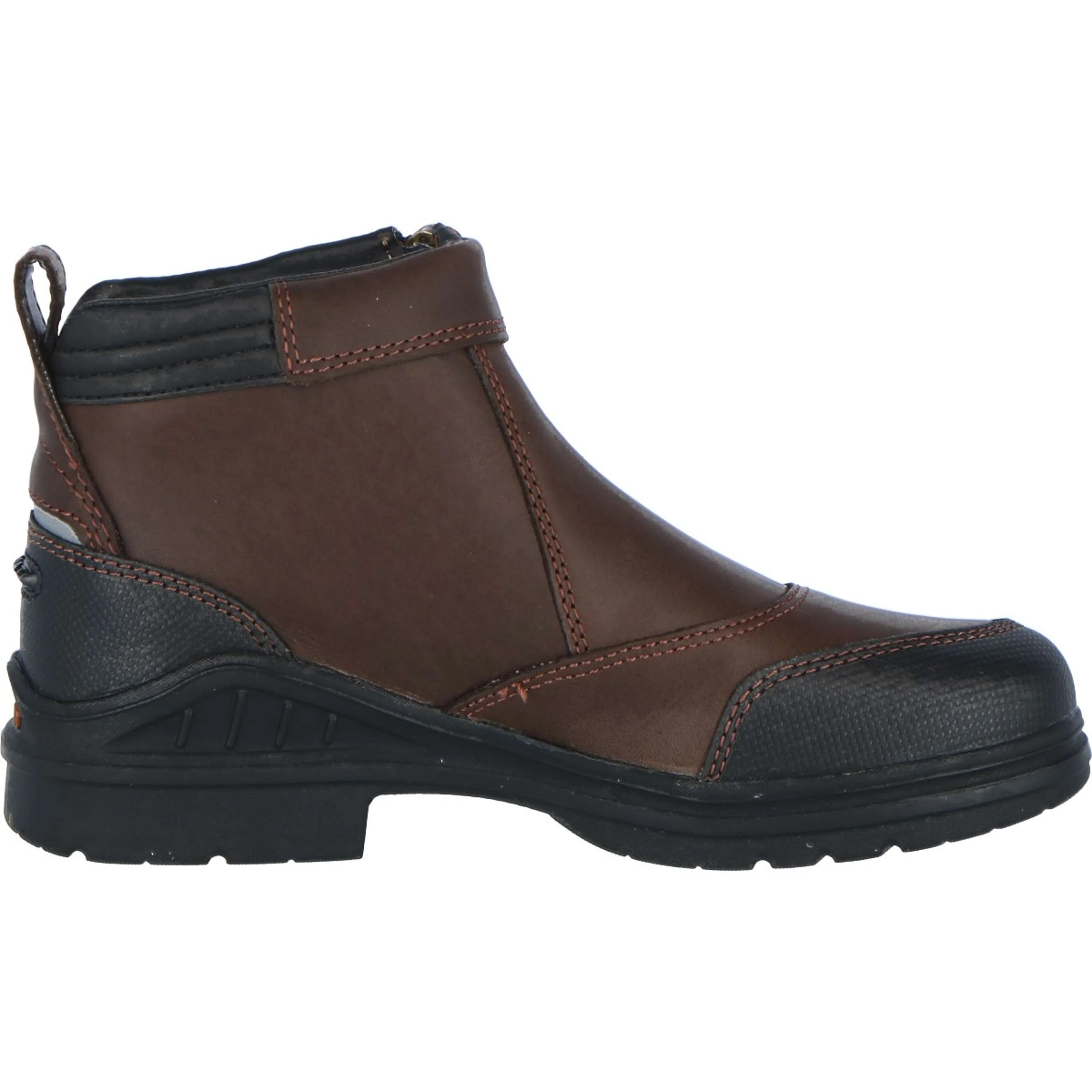Ariat Chaussures d'Écurie Barnyard Side Zip Marron foncé - Image 6