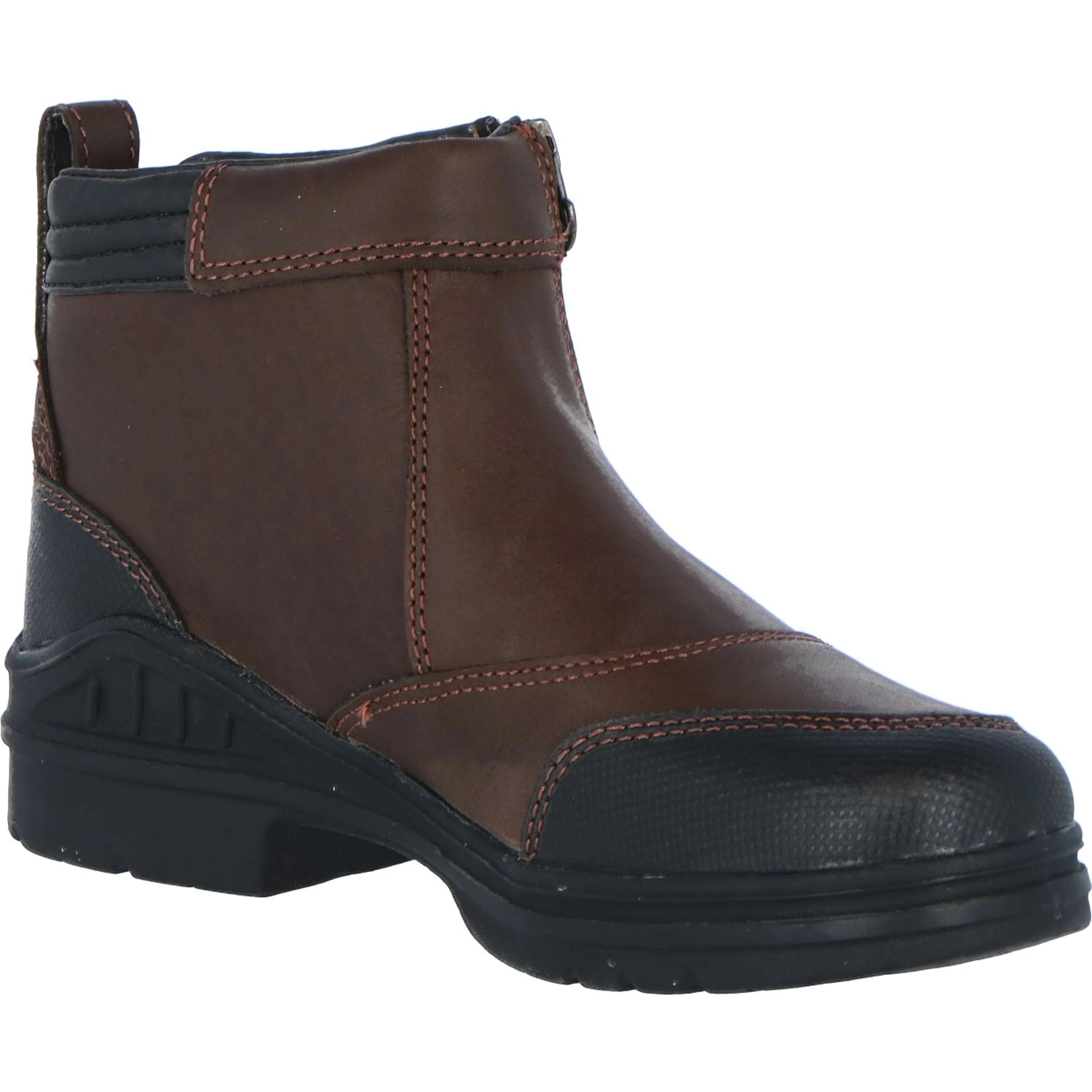 Ariat Chaussures d'Écurie Barnyard Side Zip Marron foncé - Image 7