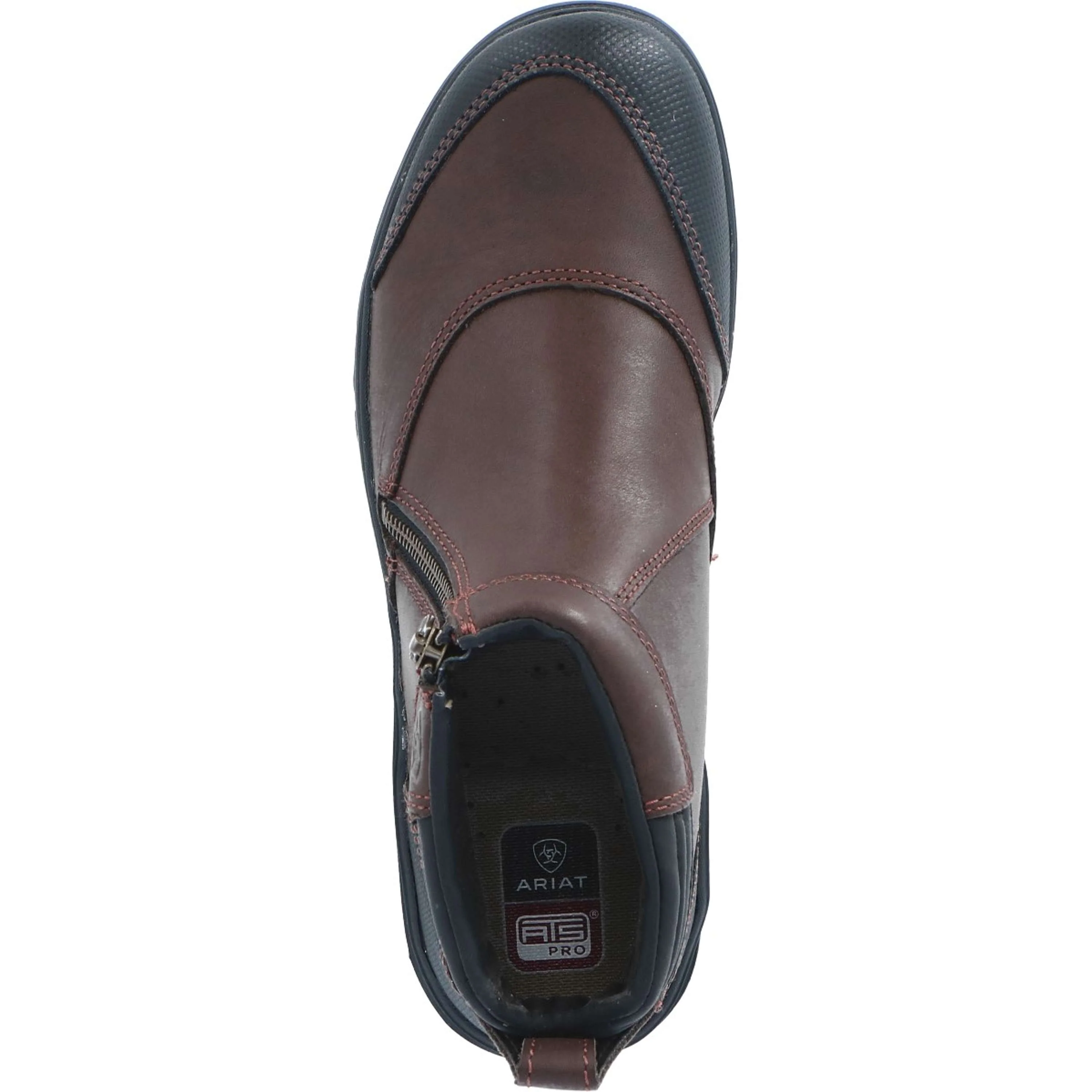 Ariat Chaussures d'Écurie Barnyard Side Zip Marron foncé - Image 9