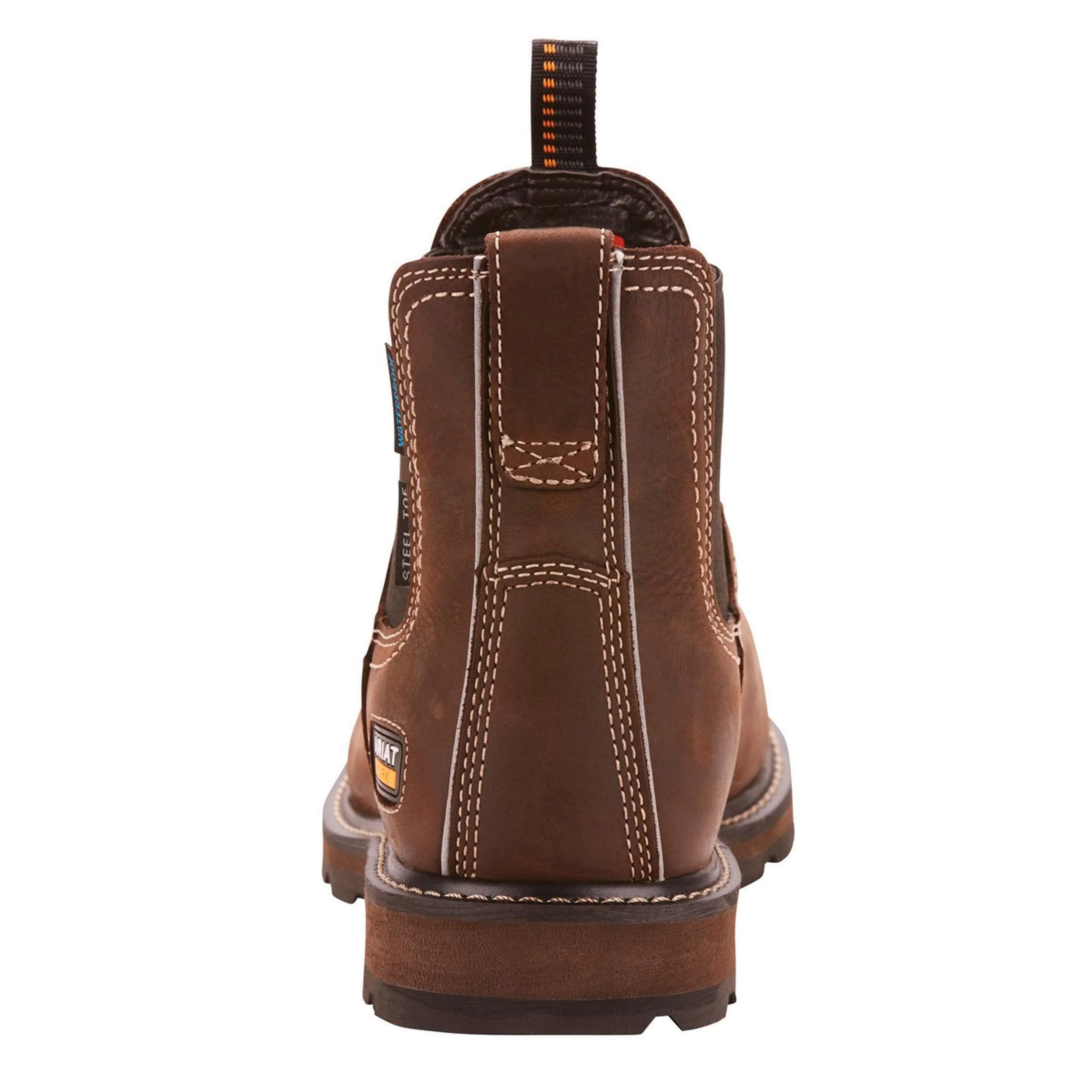 Ariat Jodhpurs Groundbreaker Chelsea Waterproof Steel Toe Hommes Marron - Image 3
