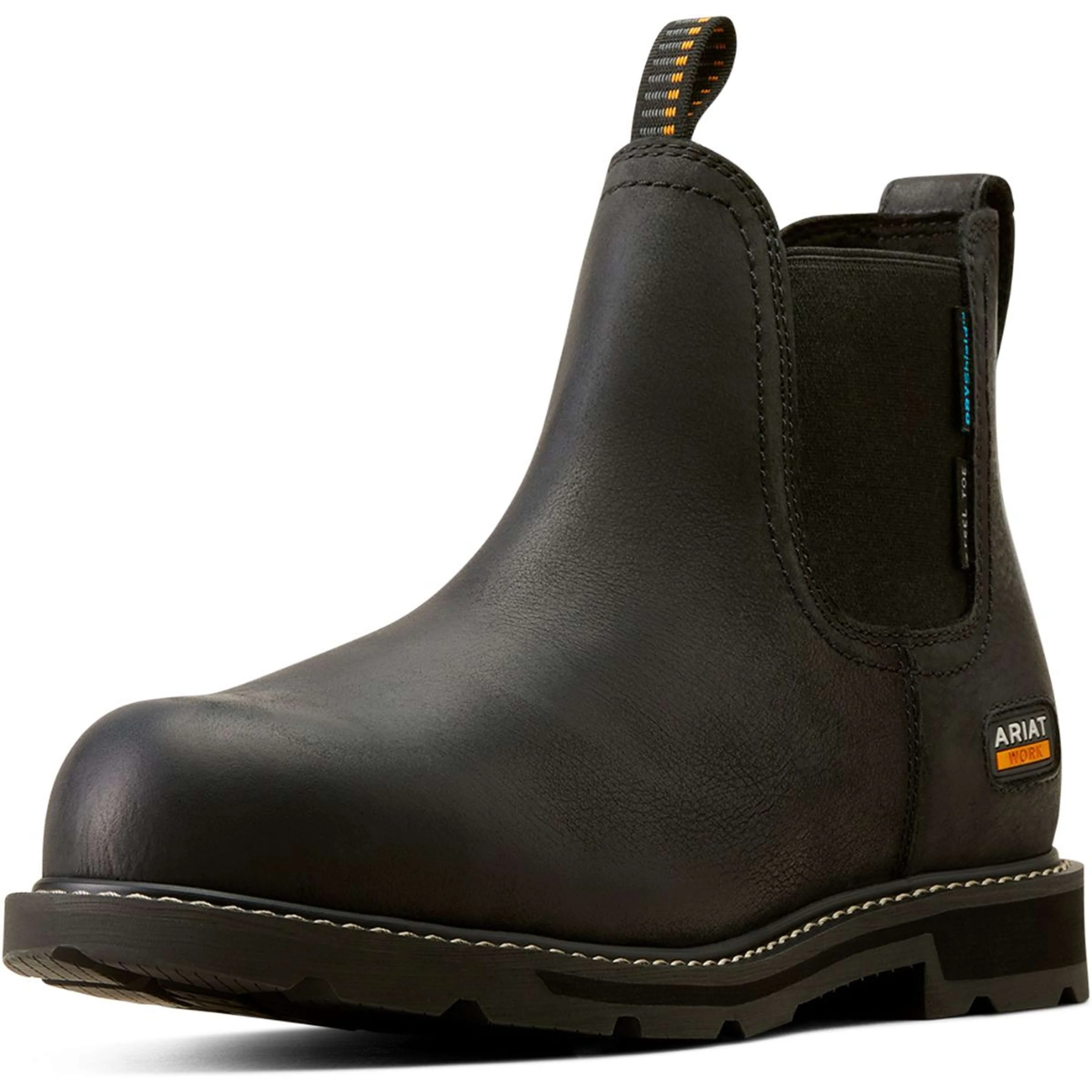 Ariat Jodhpurs Groundbreaker Chelsea Waterproof Steel Toe Hommes Noir - Image 2