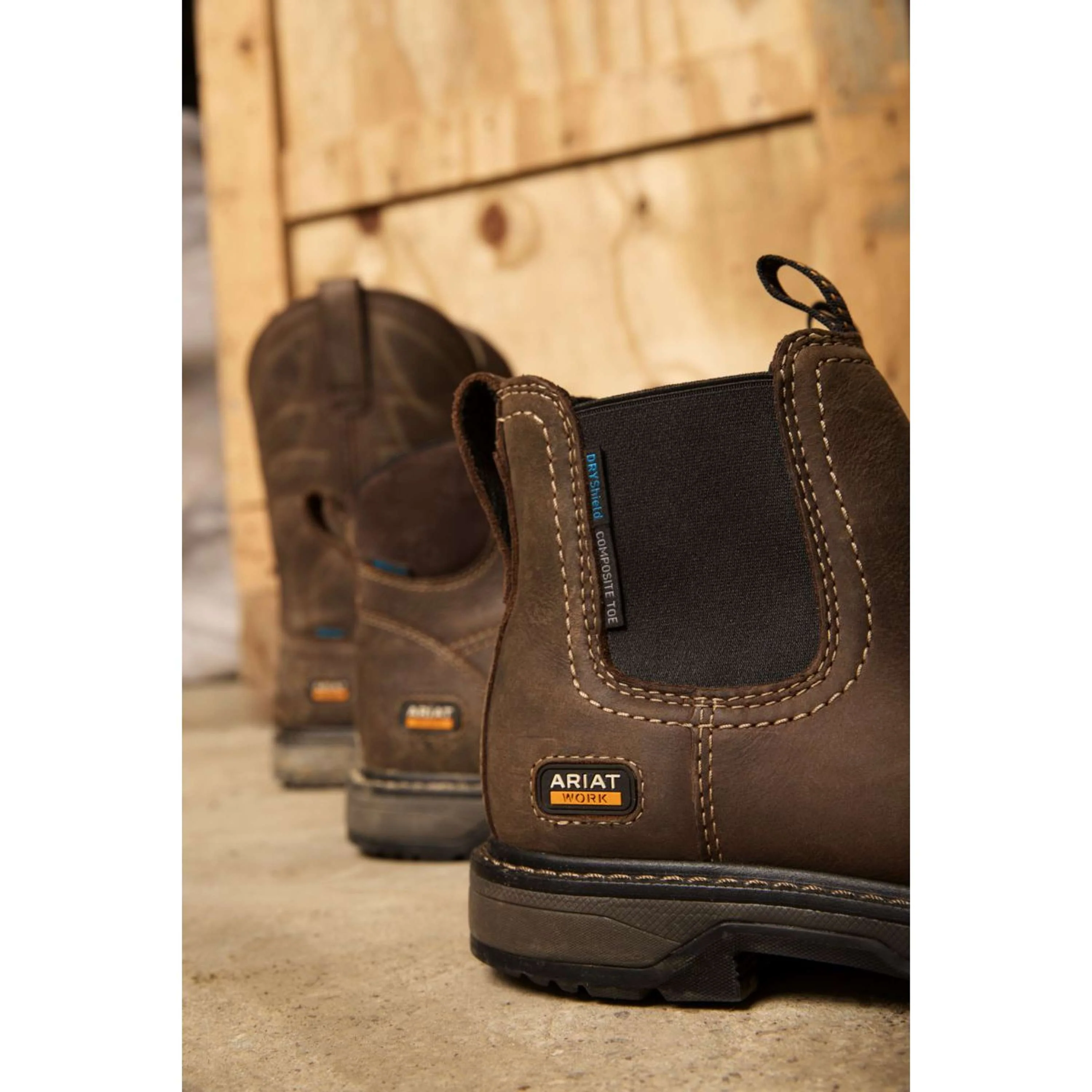 Ariat Jodhpurs Riverter Chelsea H20 Femme Marron foncé - Image 10
