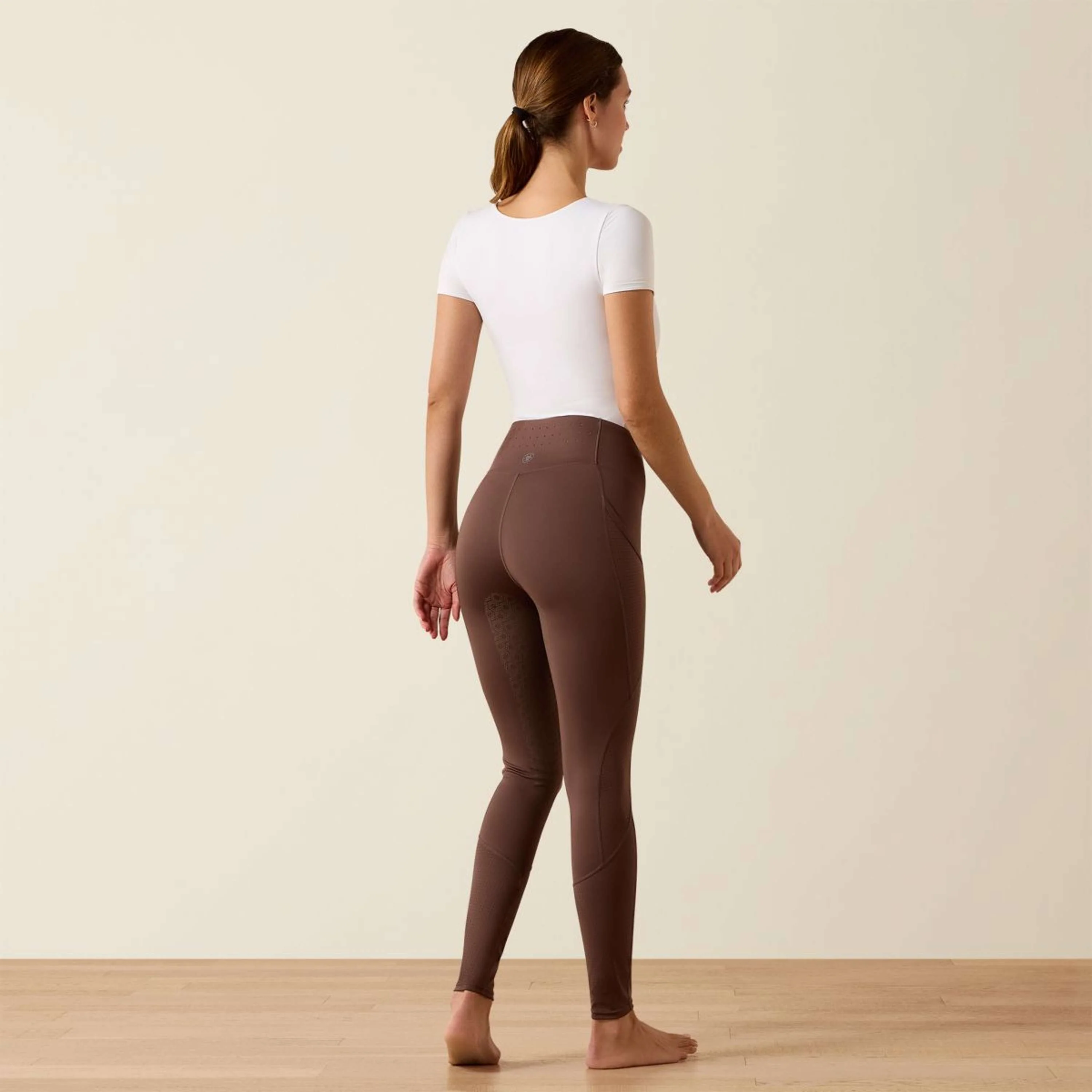 Ariat Legging d'Équitation Breathe EOS Prise de Genou Pommel Brown - Image 2