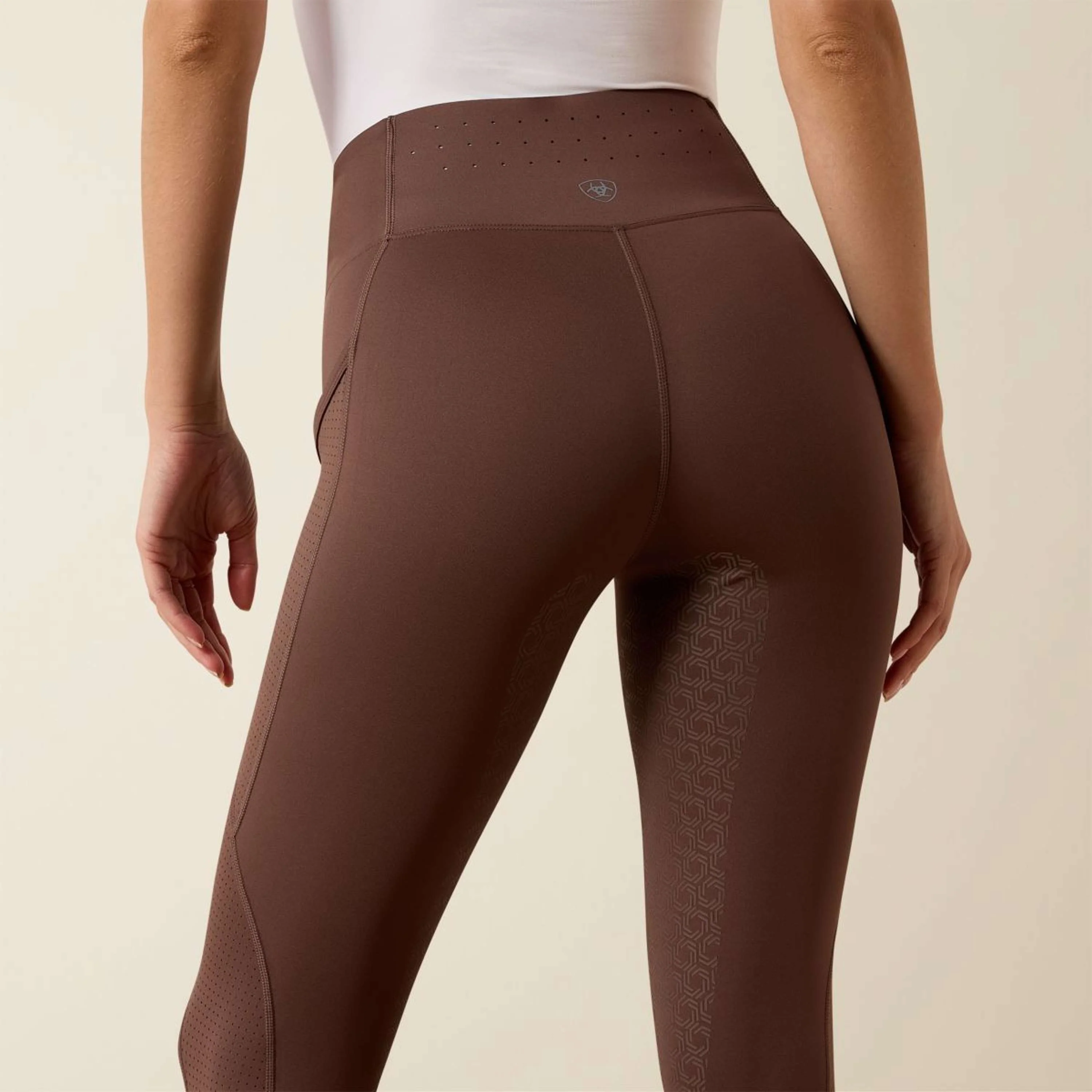 Ariat Legging d'Équitation Breathe EOS Prise de Genou Pommel Brown - Image 4