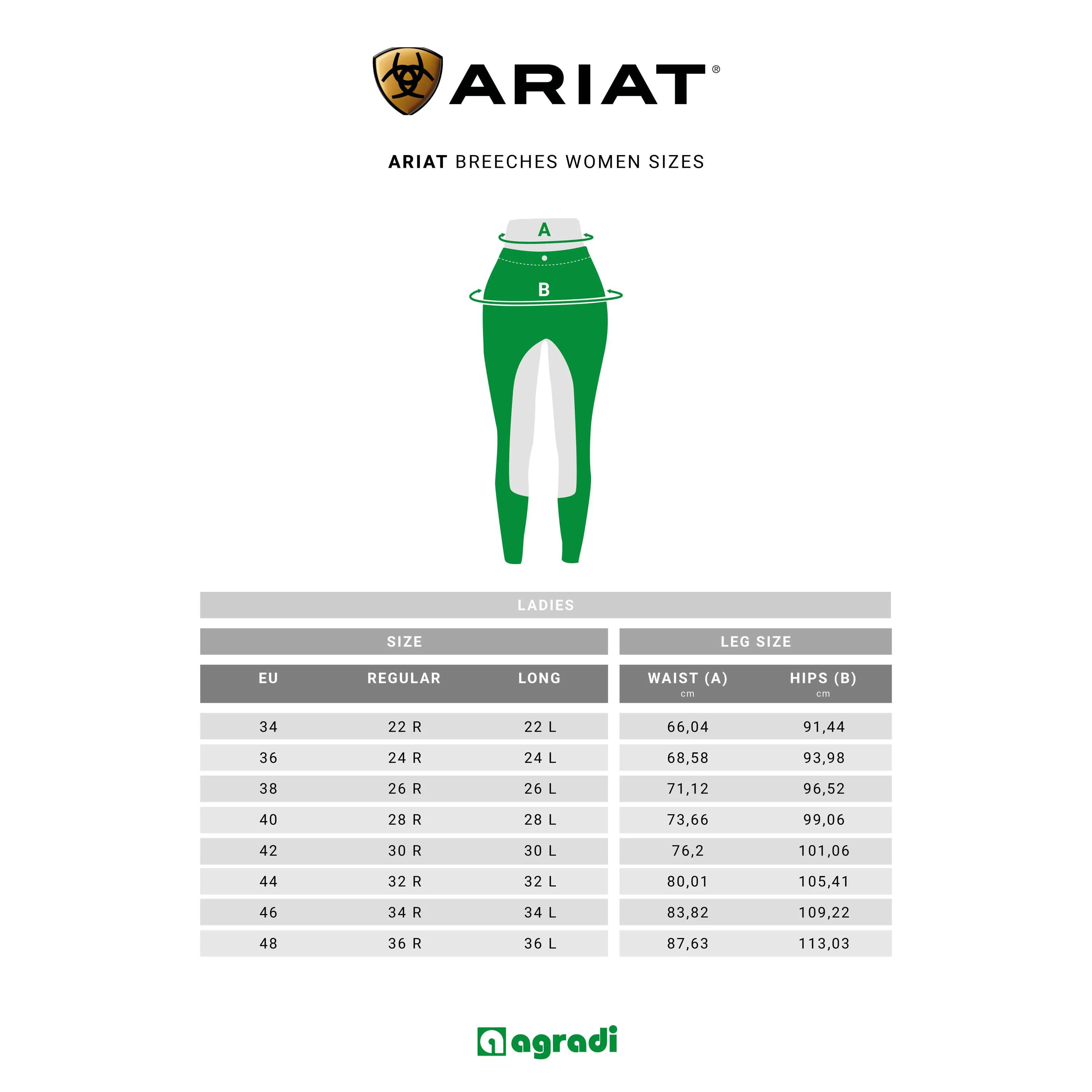 Ariat Legging d'Équitation Breathe Half Grip Femme Noir - Image 6