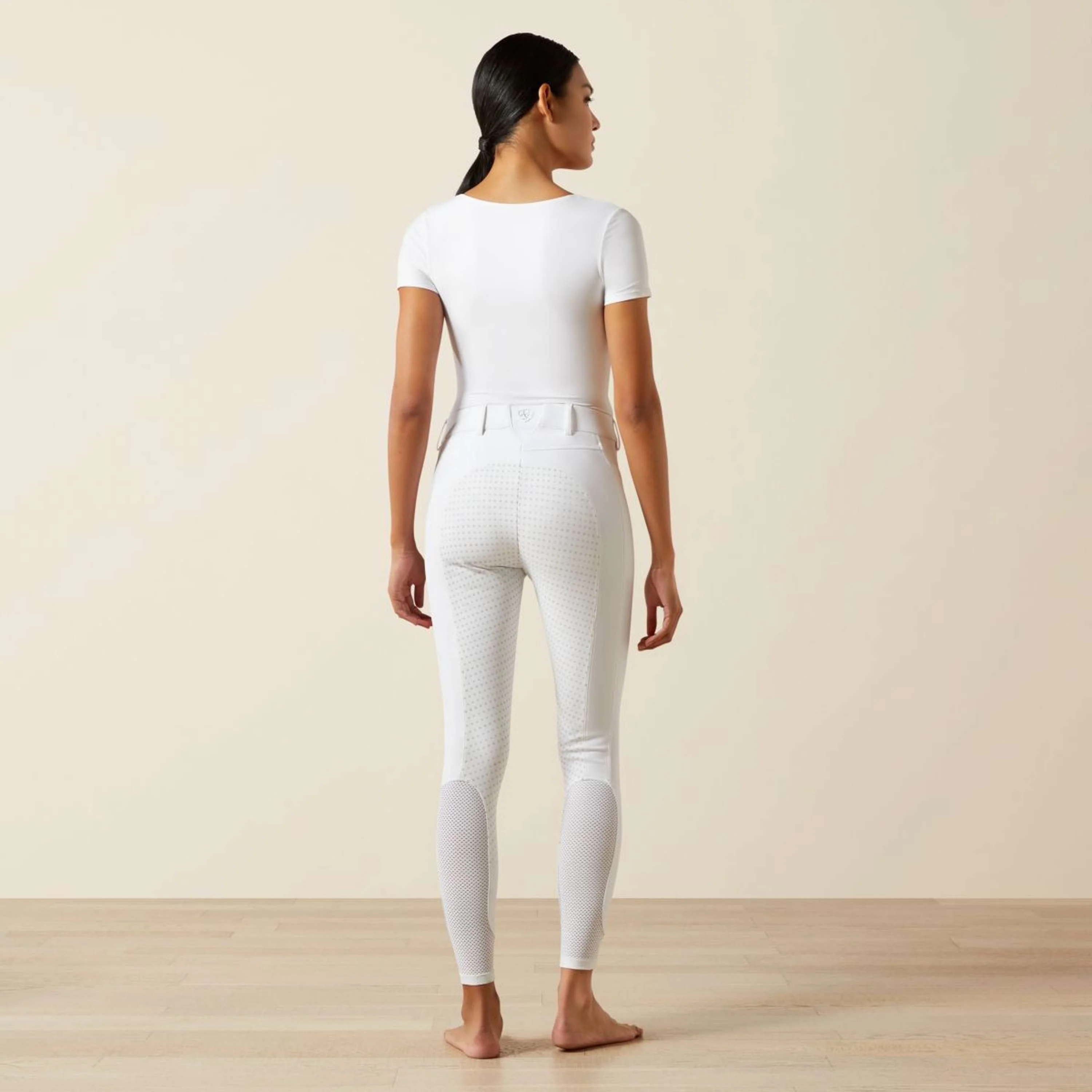 Ariat Pantalon d'Équitation Tri Factor NT Full Grip Blanc - Image 2
