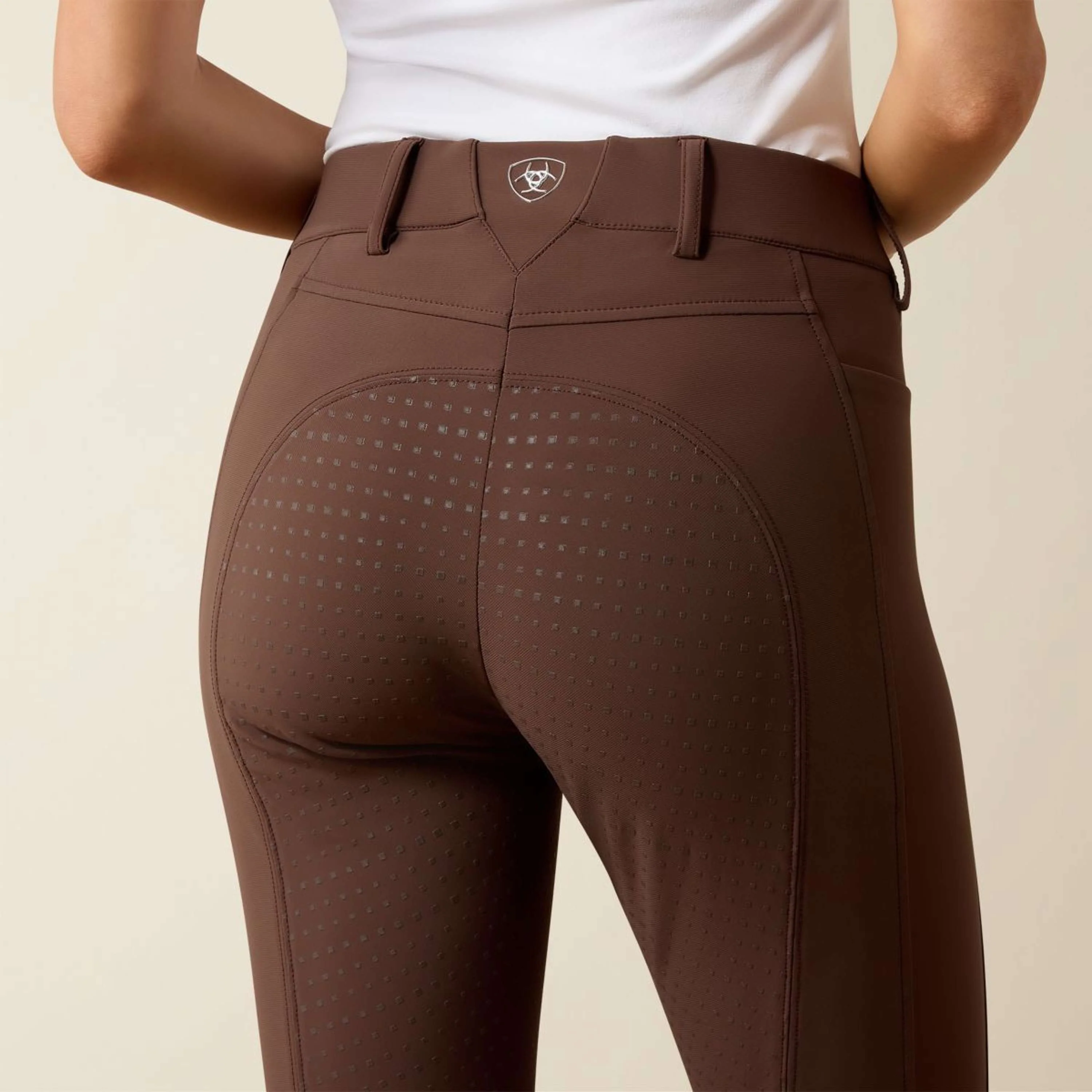 Ariat Pantalon d'Équitation Tri Factor NT Full Grip Pommel Brown - Image 2