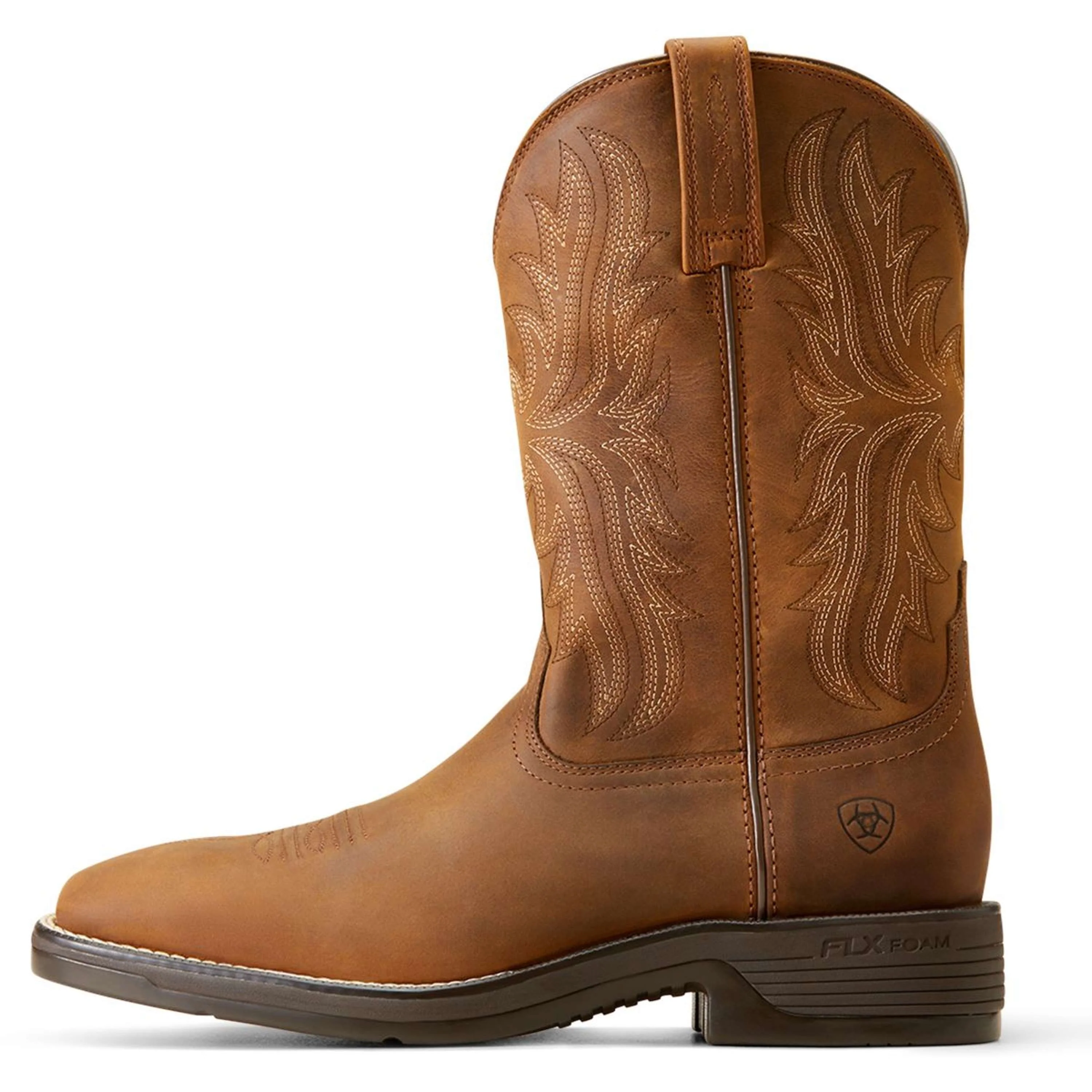 Ariat Botte Occidentale Ridgeback Hommes Oily Distressed Tan - Image 2