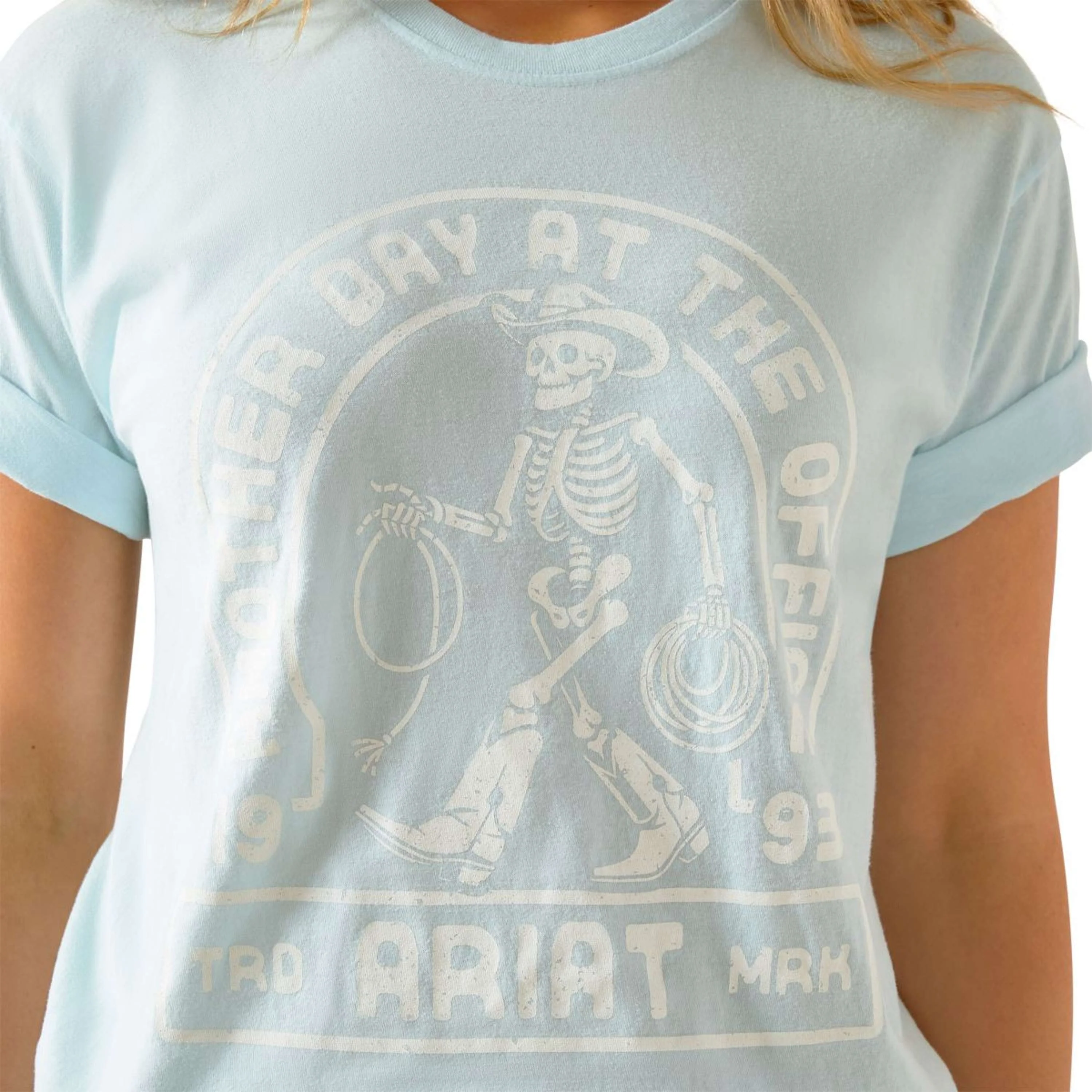 Ariat T-Shirt Another Day Femme Vintage Lagoon - Image 4