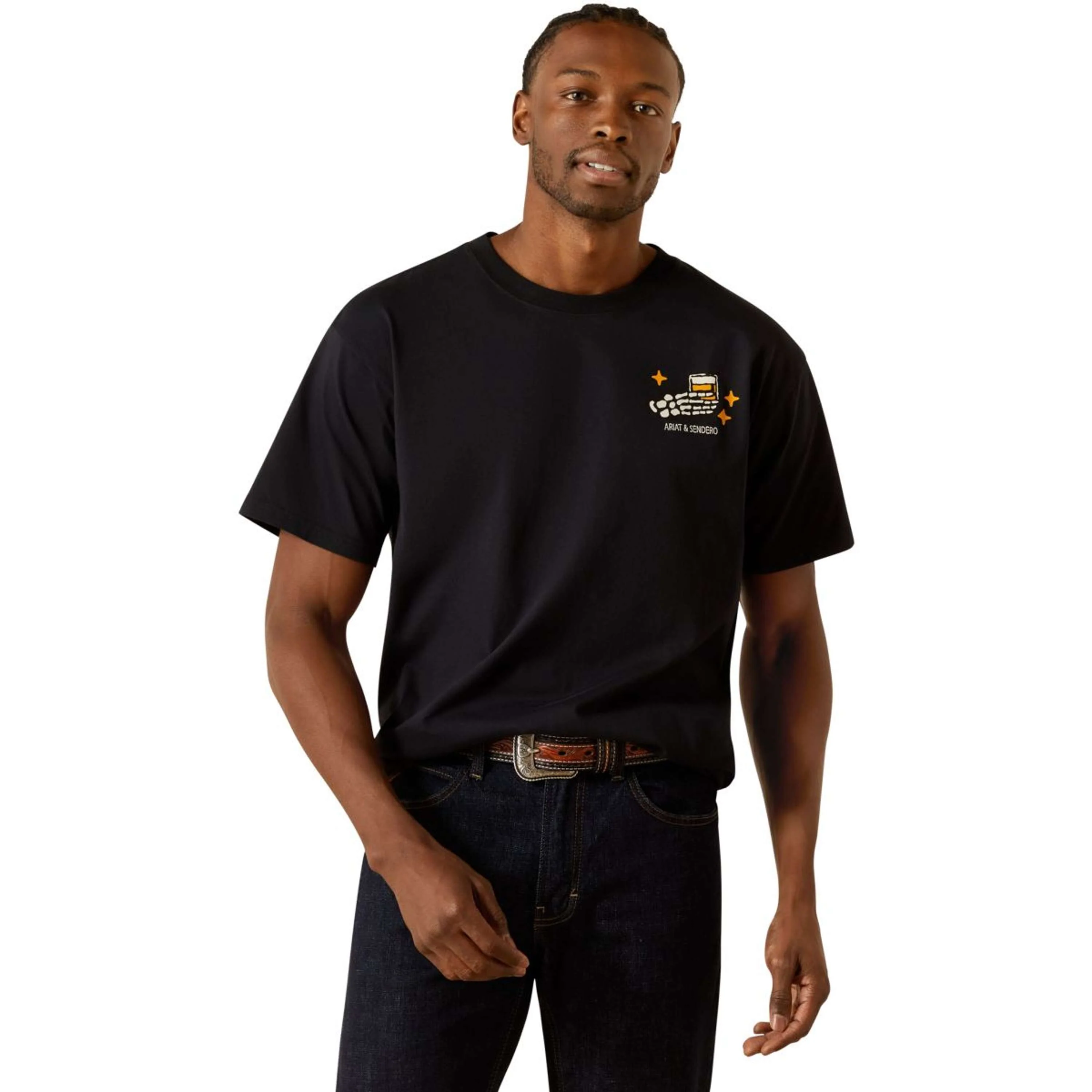 Ariat T-Shirt Sendero Hommes Noir - Image 3