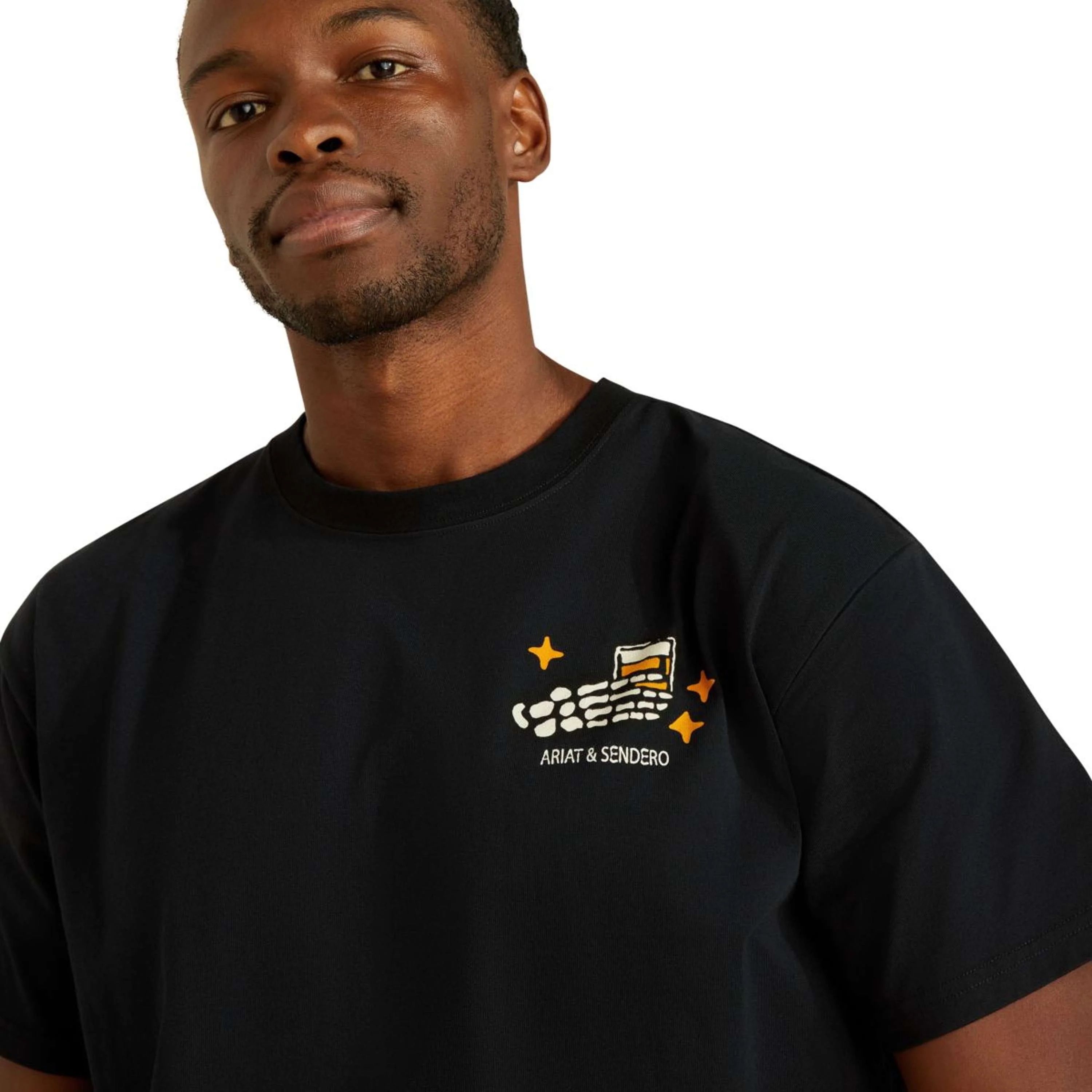 Ariat T-Shirt Sendero Hommes Noir - Image 6