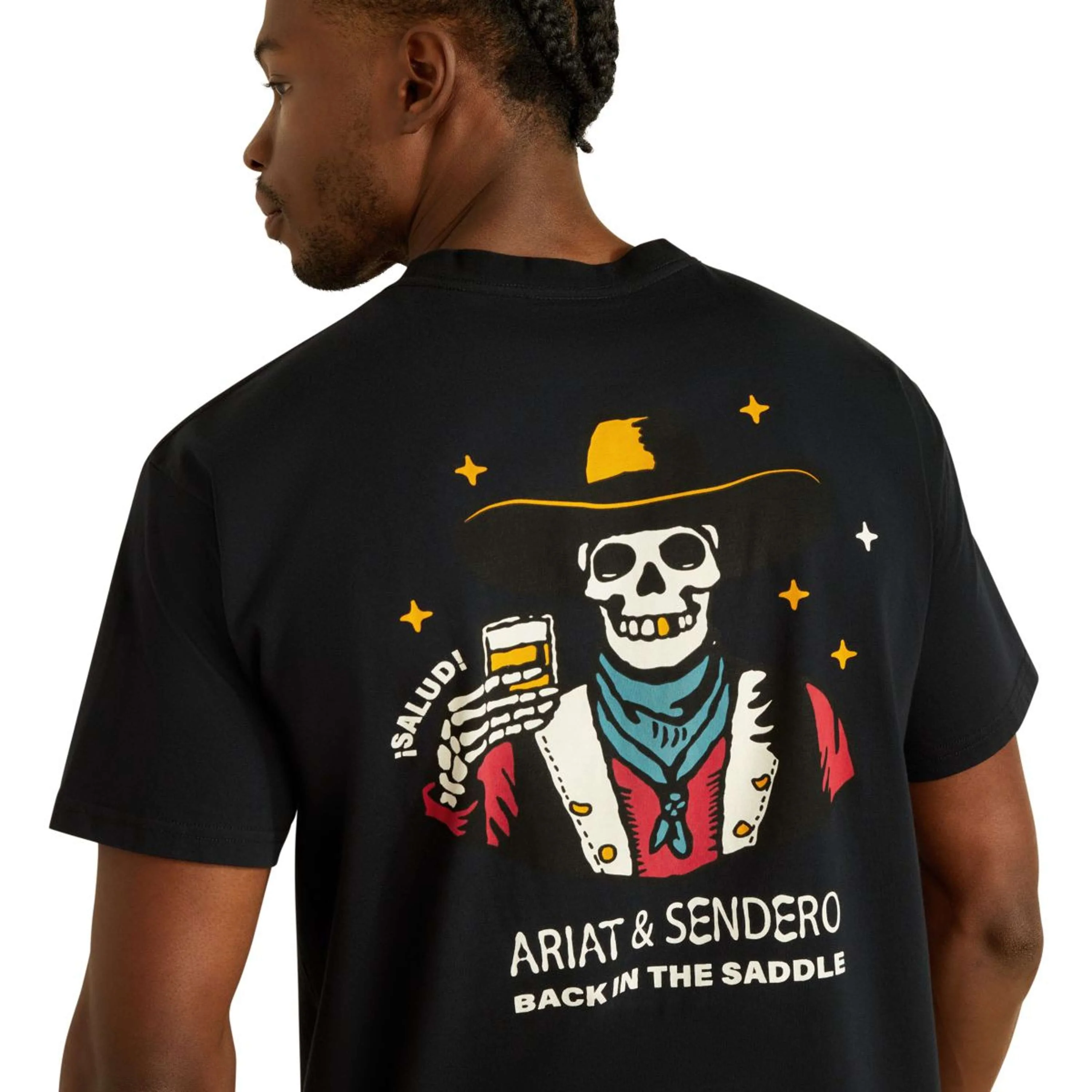 Ariat T-Shirt Sendero Hommes Noir - Image 7
