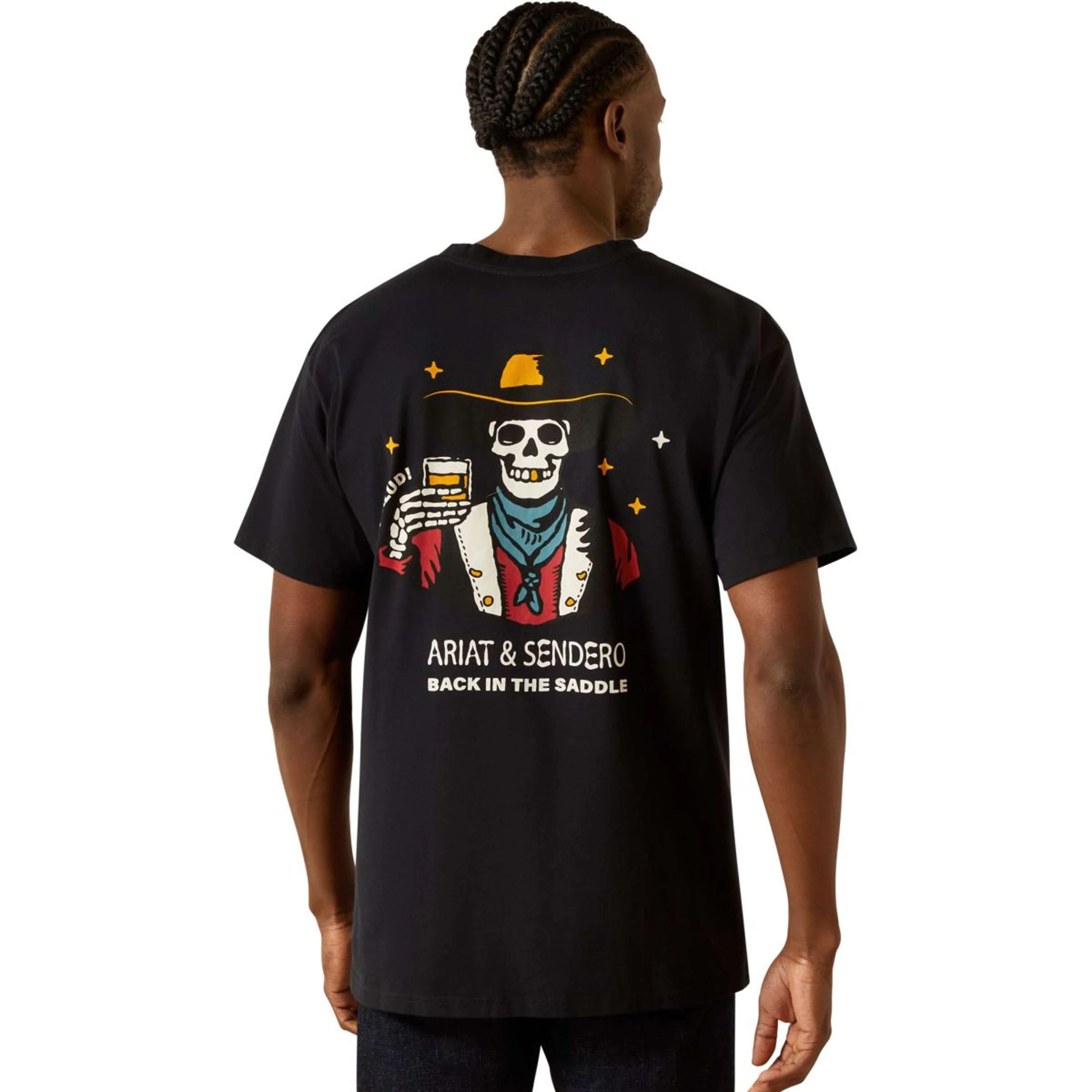 Ariat T-Shirt Sendero Hommes Noir - Image 8