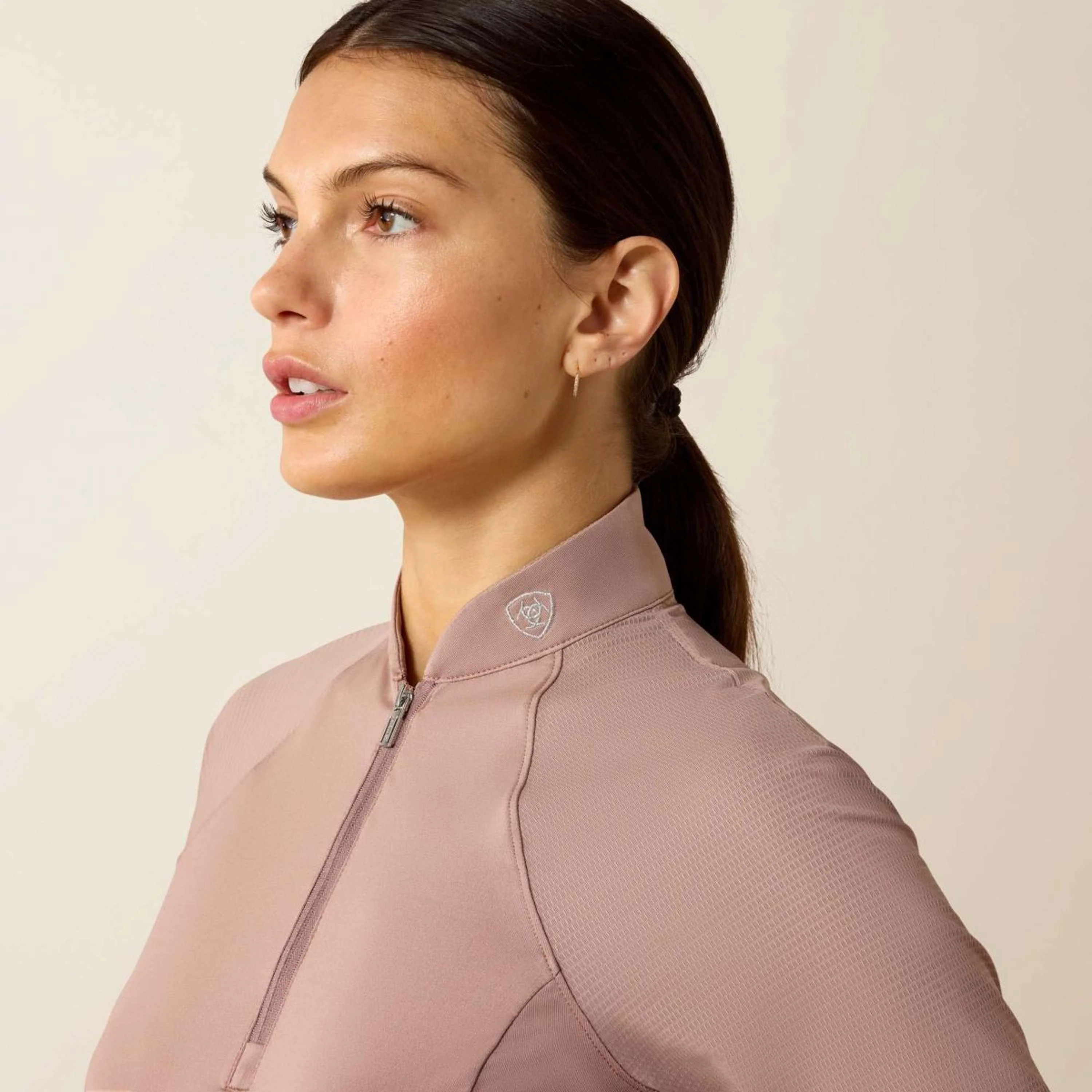Ariat T-Shirt Soquel 1/4 Zip Baselayer Femme Ramure - Image 3