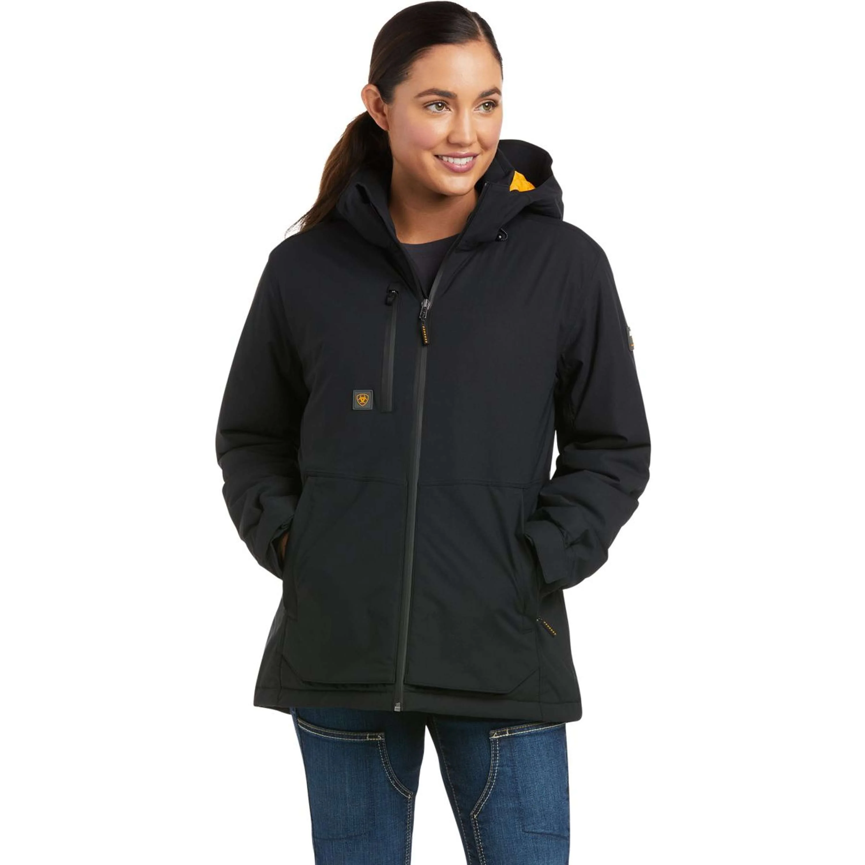 Ariat Veste Rebar Storm Fighter 2.0 Waterproof Femme Noir - Image 2