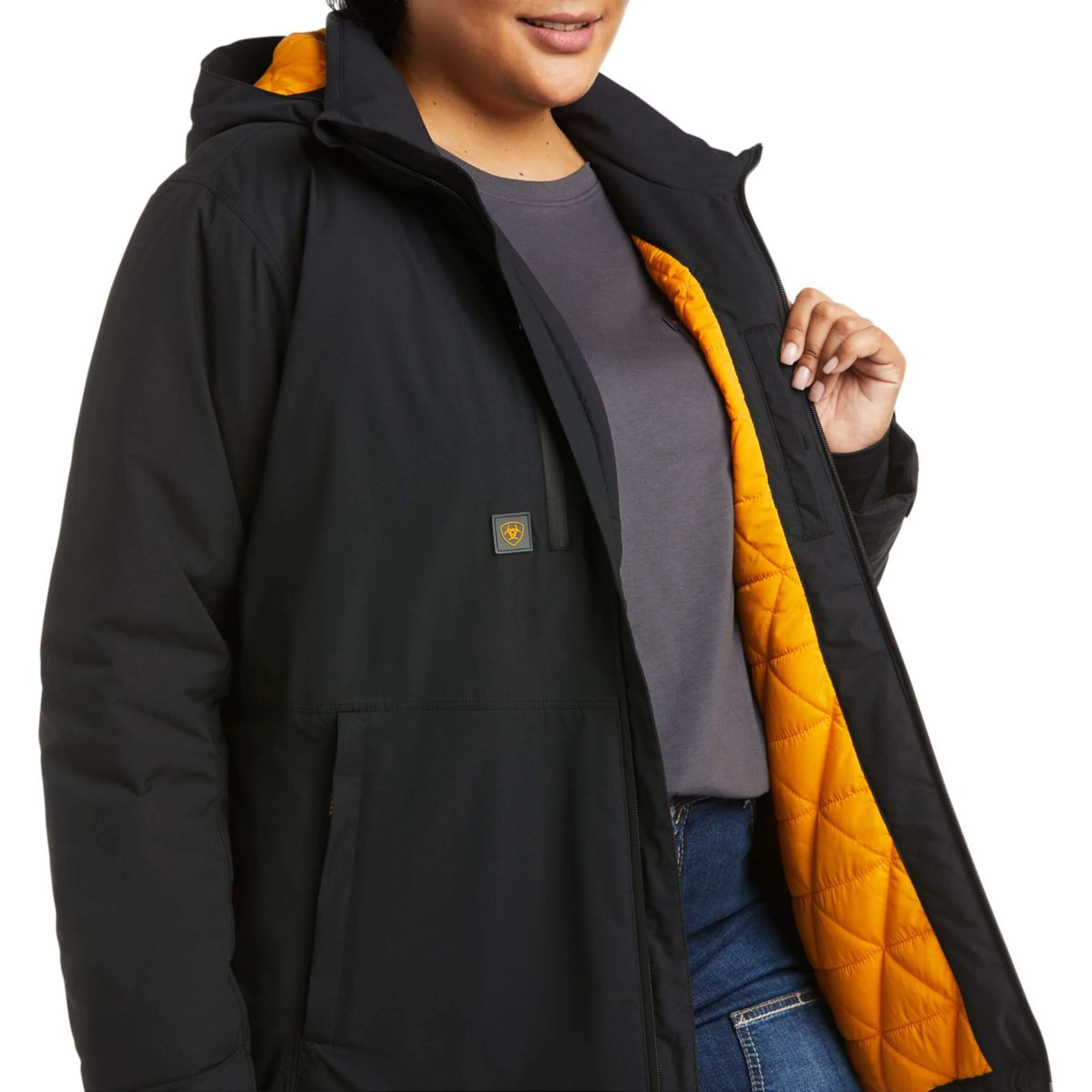 Ariat Veste Rebar Storm Fighter 2.0 Waterproof Femme Noir - Image 5