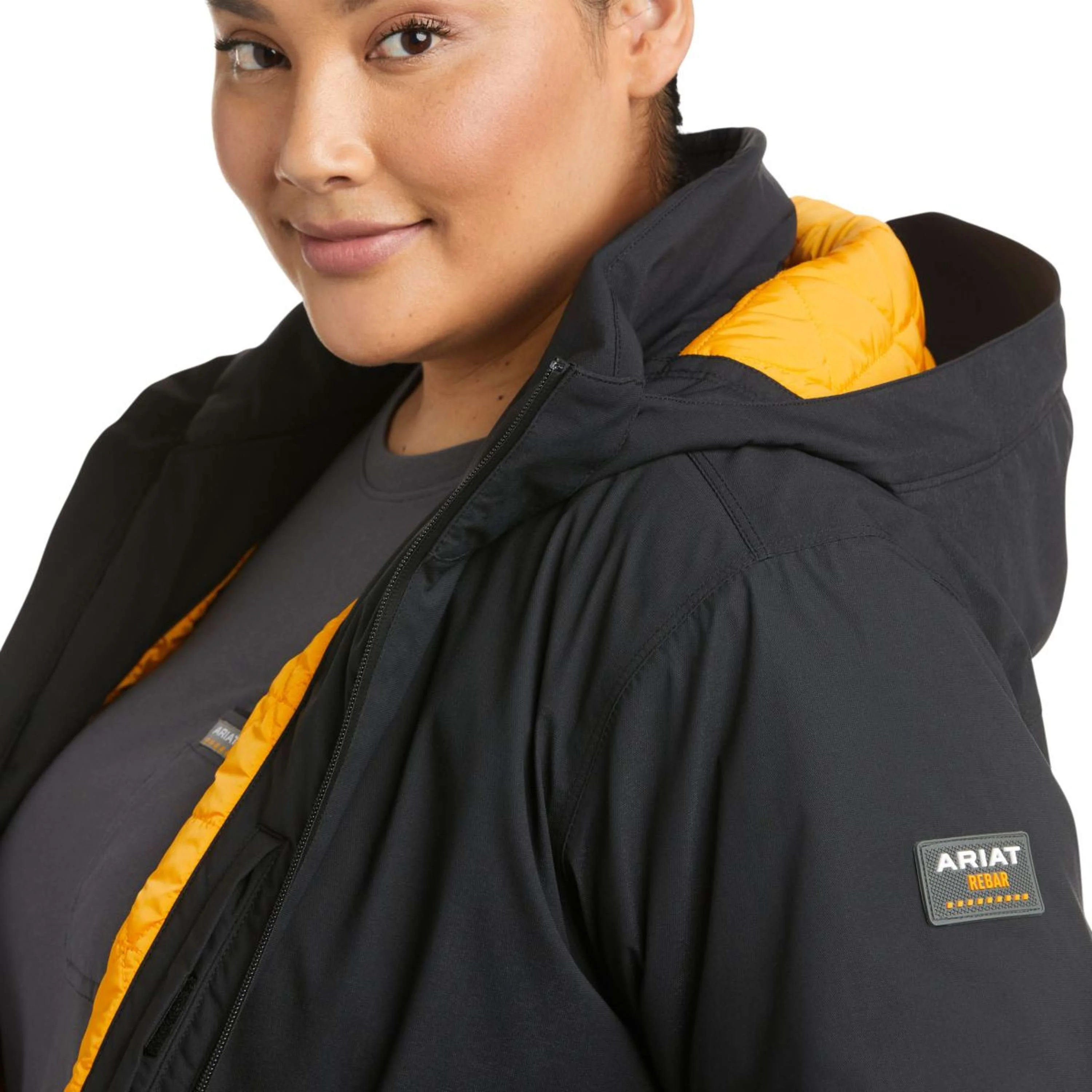 Ariat Veste Rebar Storm Fighter 2.0 Waterproof Femme Noir - Image 8