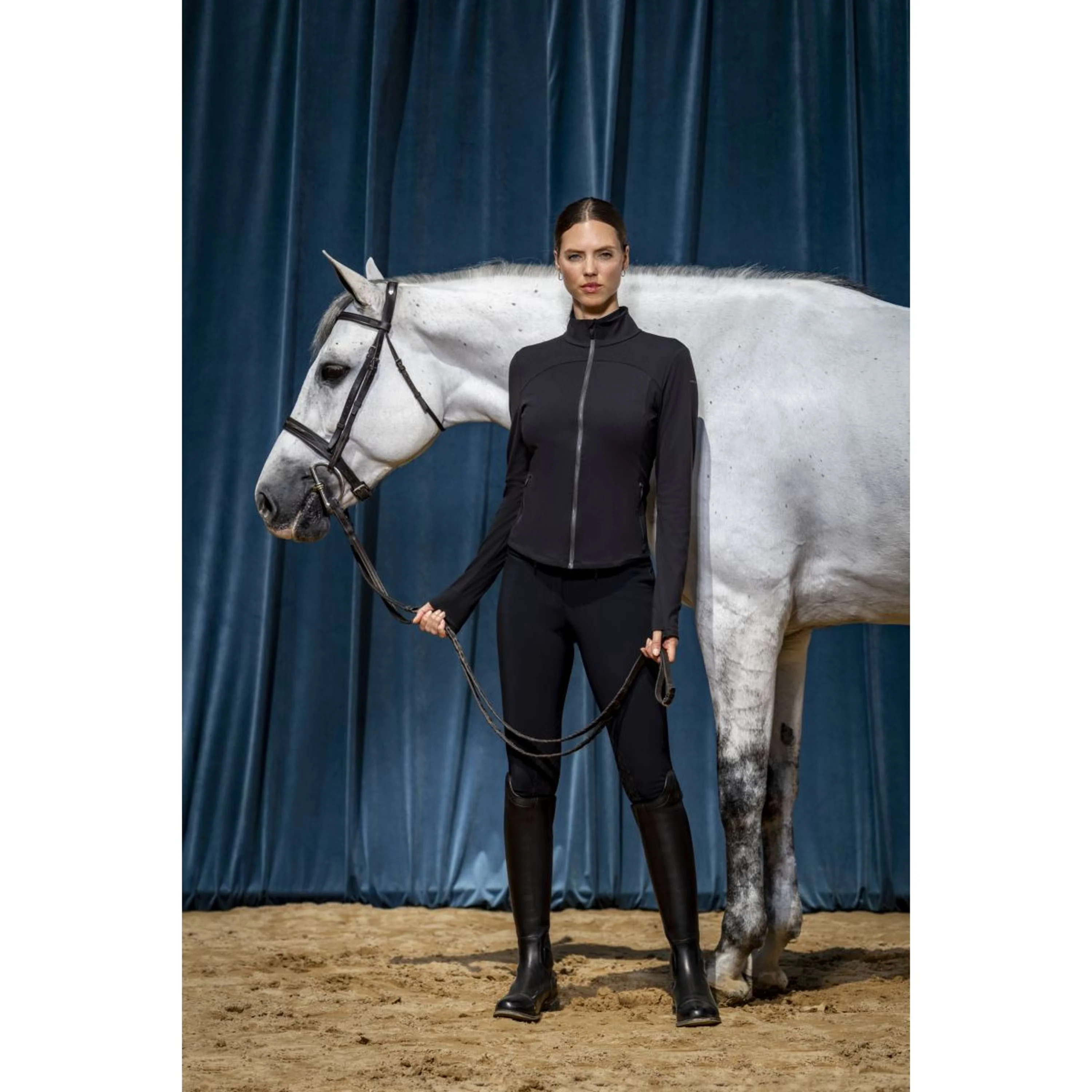 Ariat Veste Solveil Full Zip Femme Noir - Image 6
