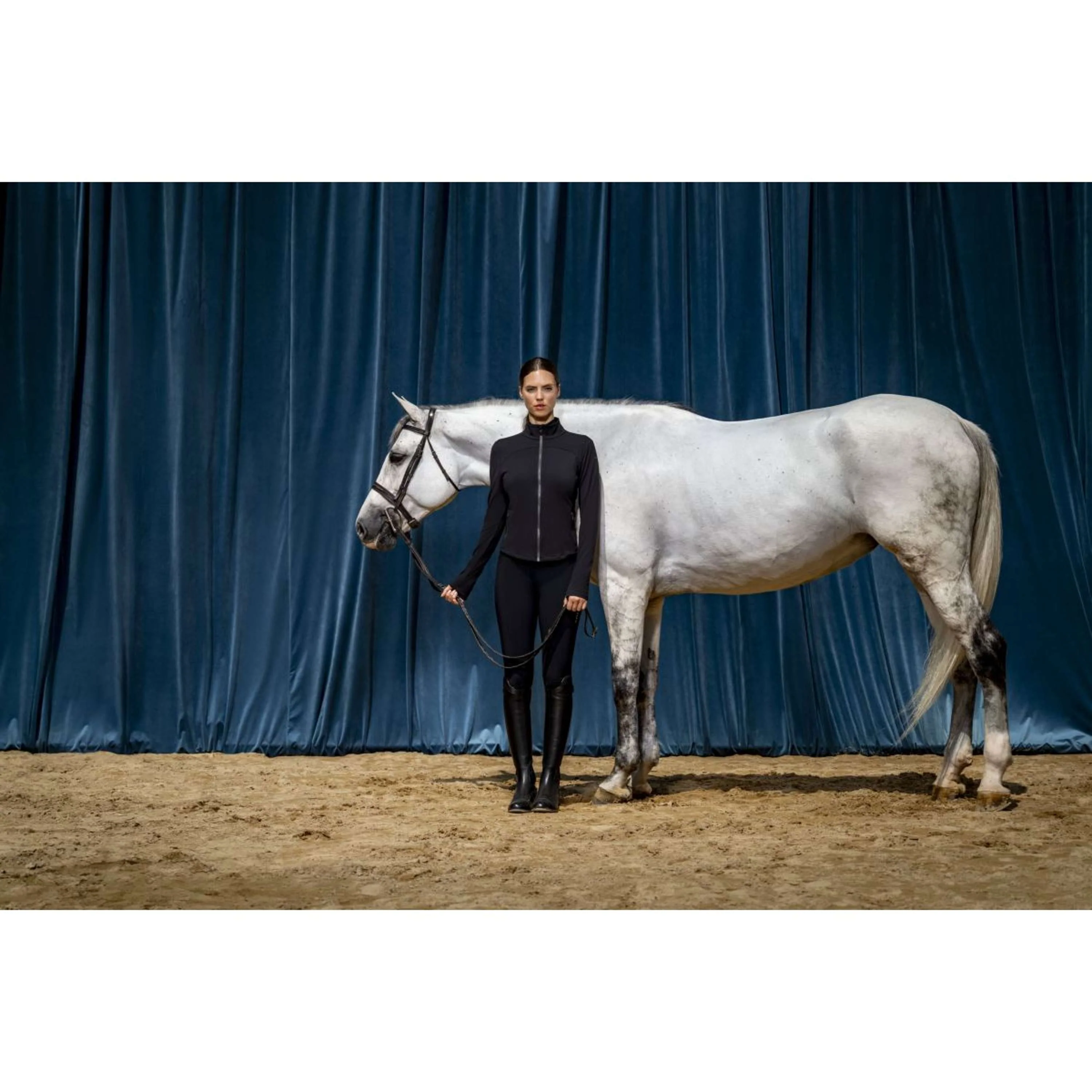 Ariat Veste Solveil Full Zip Femme Noir - Image 7