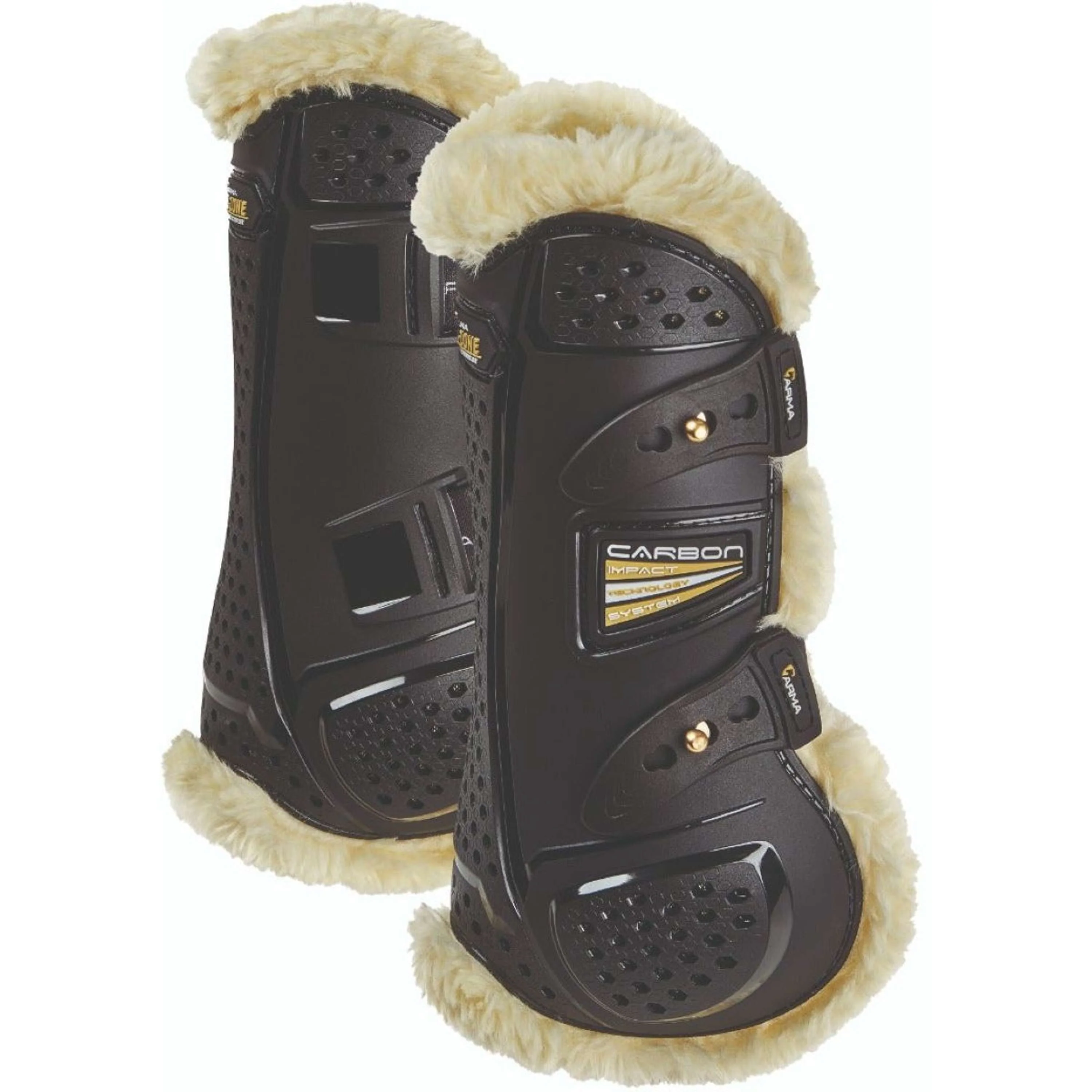 Arma by Shires Protèges-Tendons Oxi-Zone Supafleece Noir - Image 2
