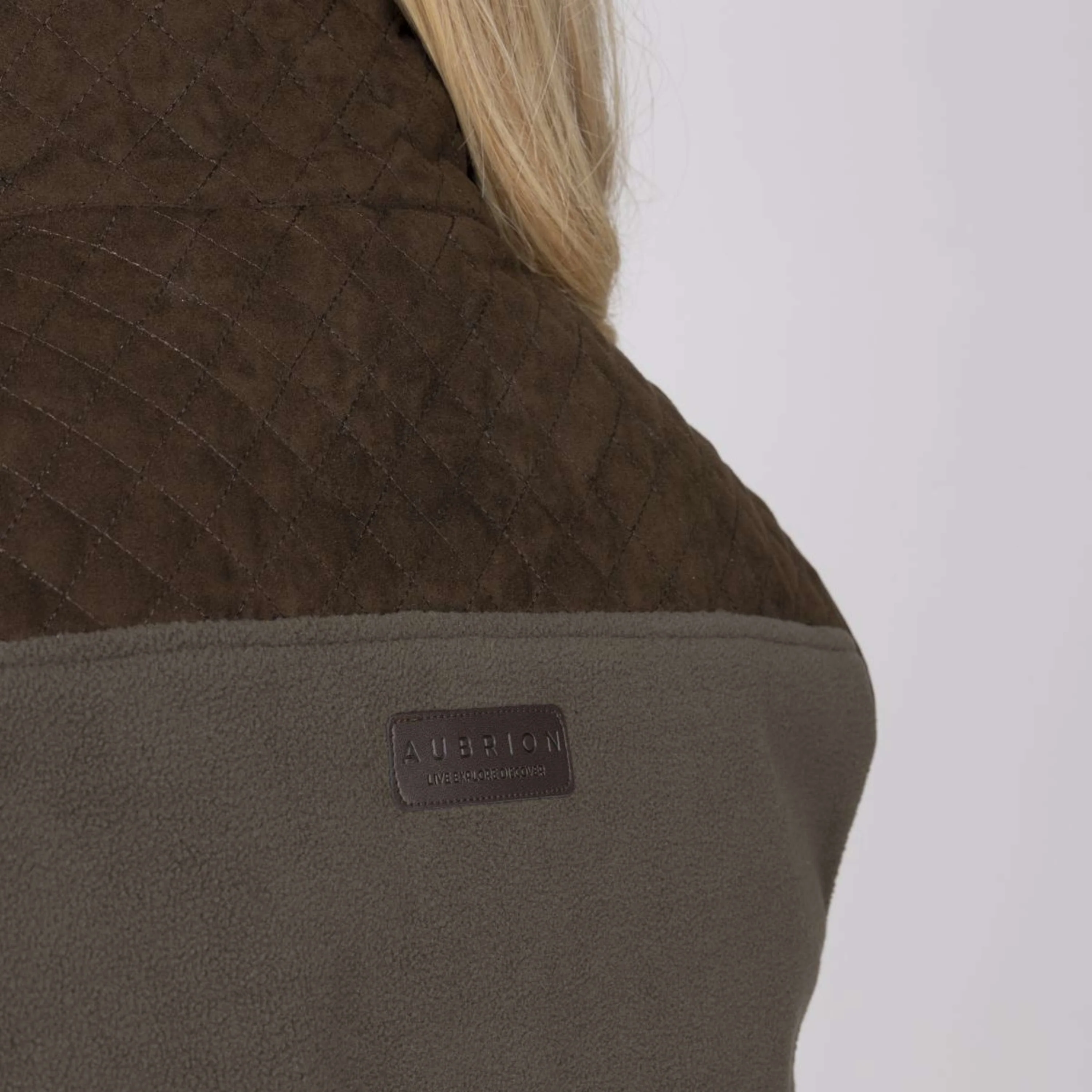 Aubrion by Shires Bodychauffant Heritage Fleece Olive foncé - Image 38