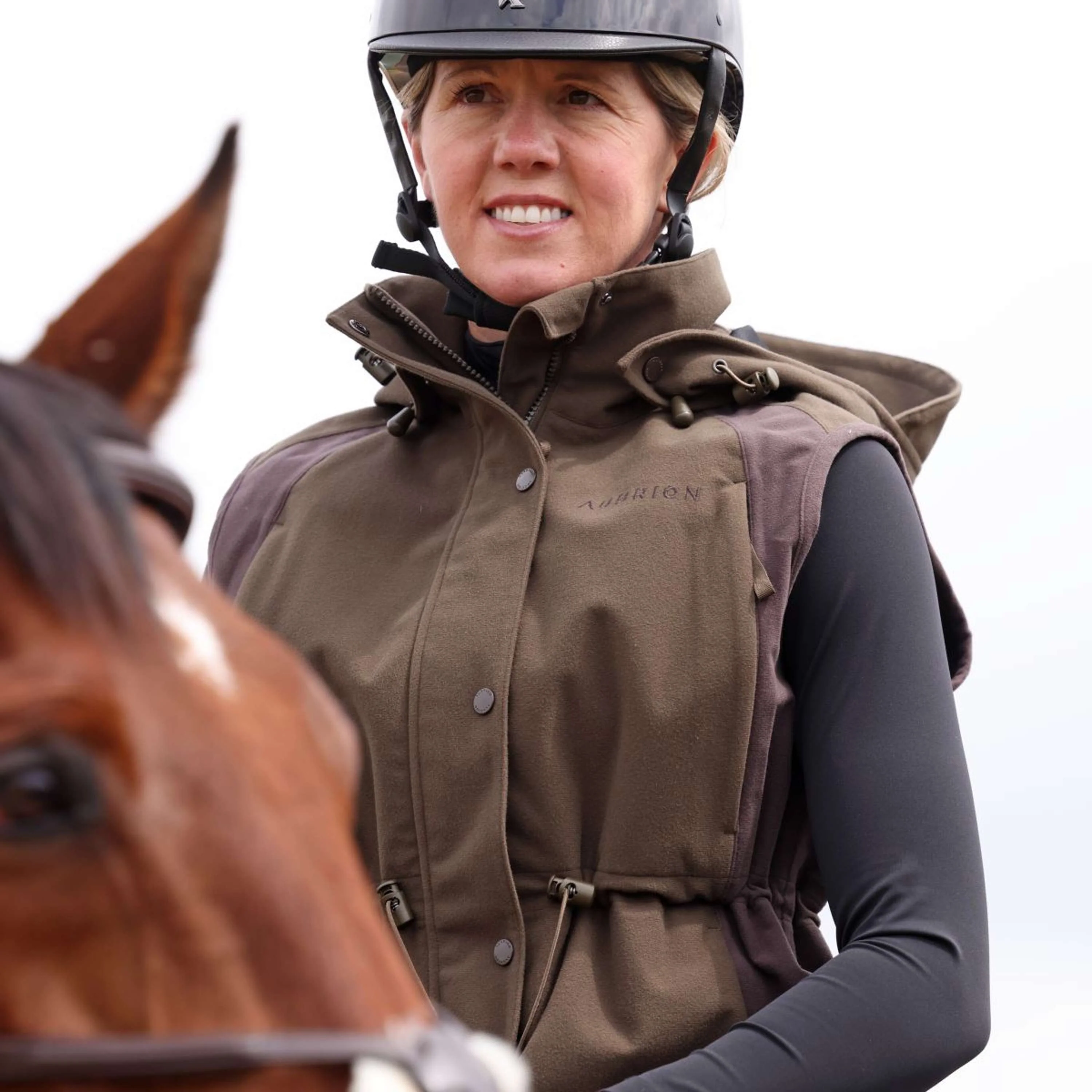 Aubrion by Shires Bodychauffant Heritage Olive foncé - Image 10