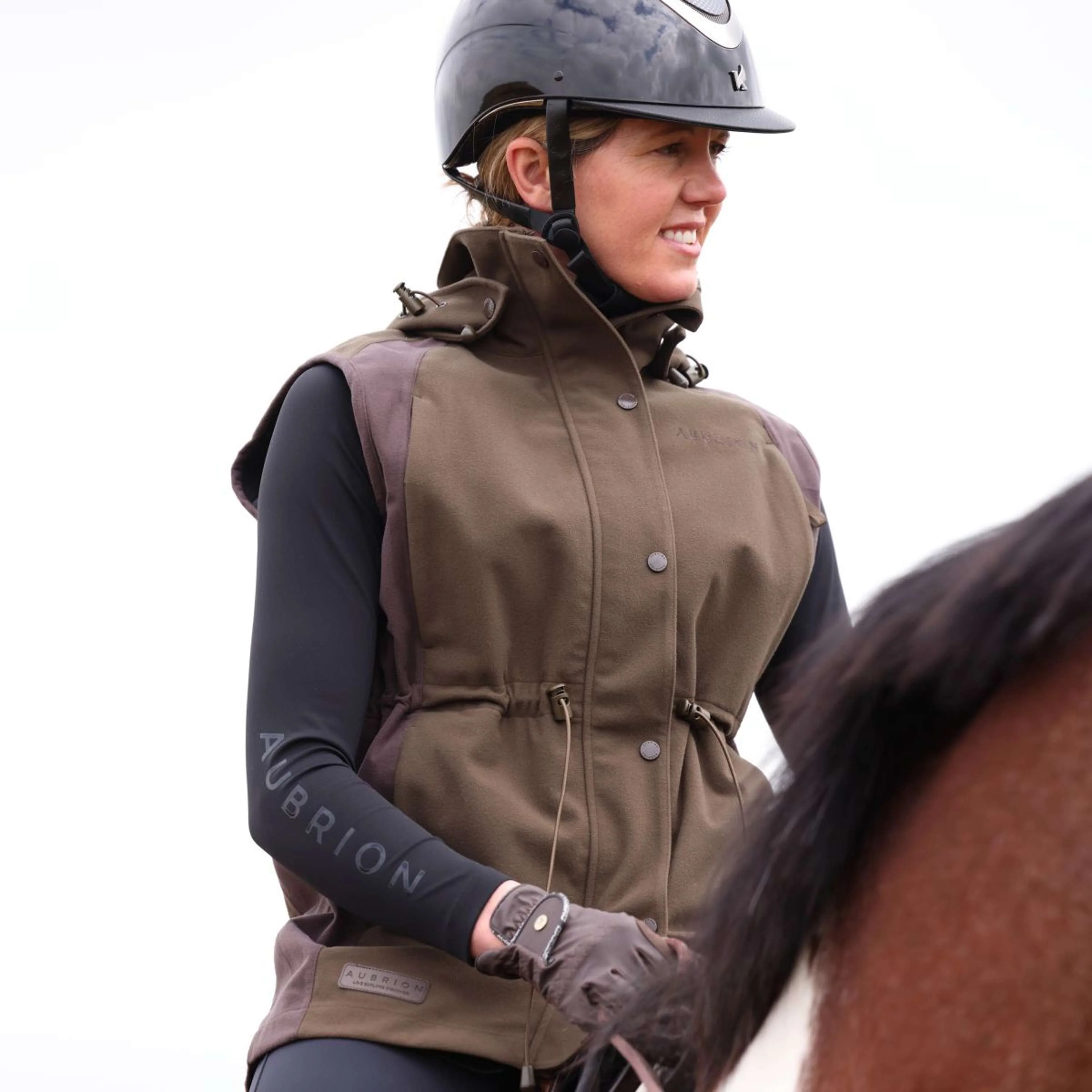 Aubrion by Shires Bodychauffant Heritage Olive foncé - Image 11