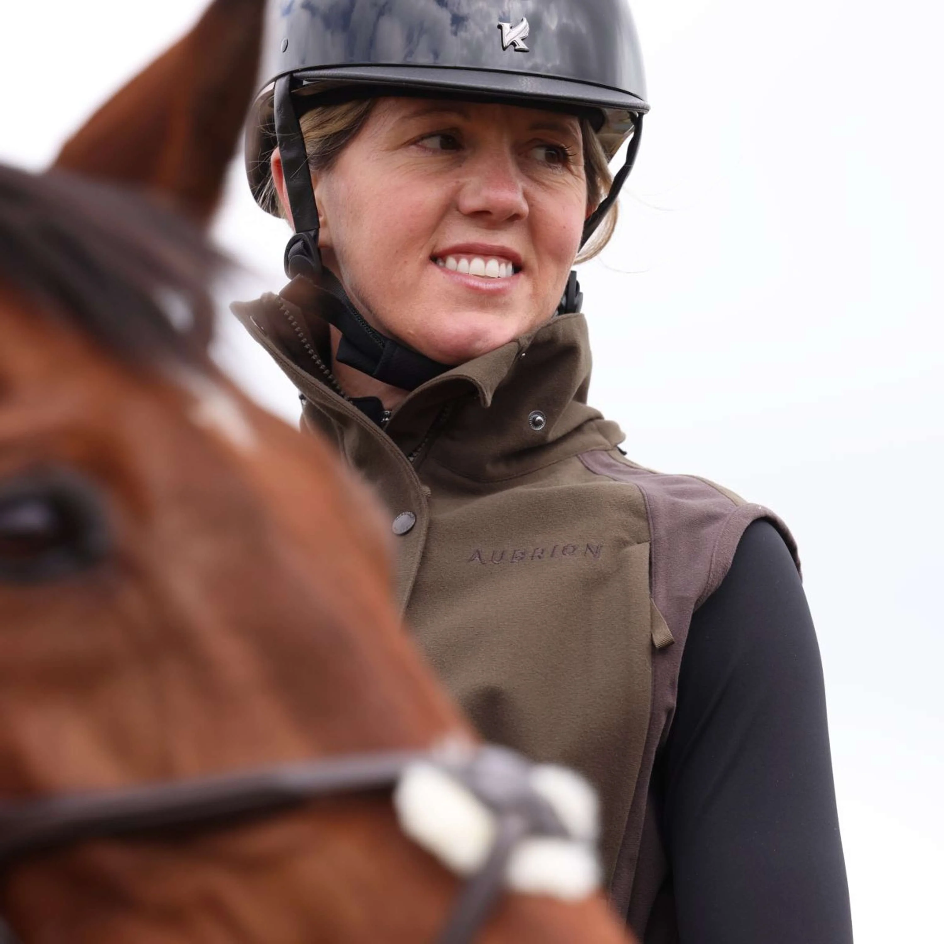 Aubrion by Shires Bodychauffant Heritage Olive foncé - Image 12