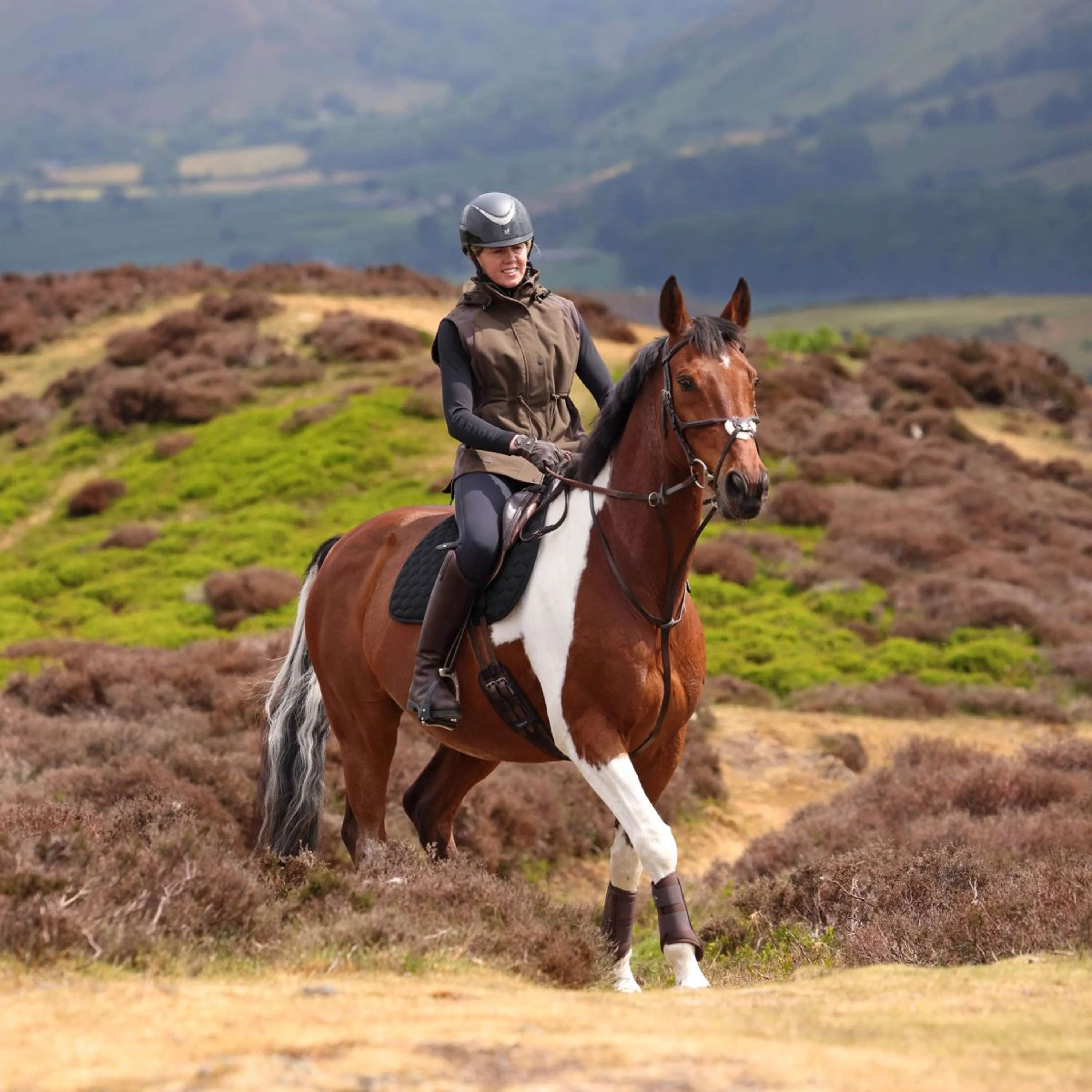 Aubrion by Shires Bodychauffant Heritage Olive foncé - Image 15