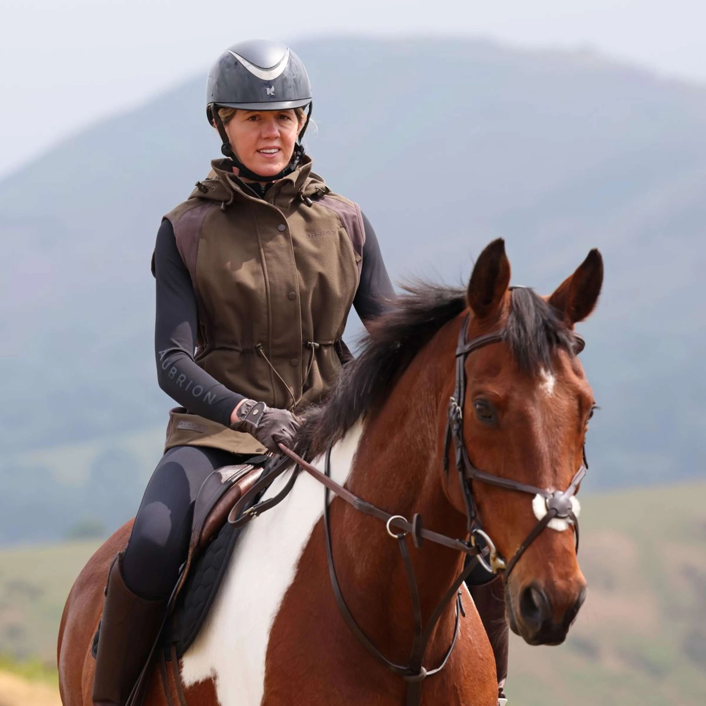 Aubrion by Shires Bodychauffant Heritage Olive foncé - Image 16