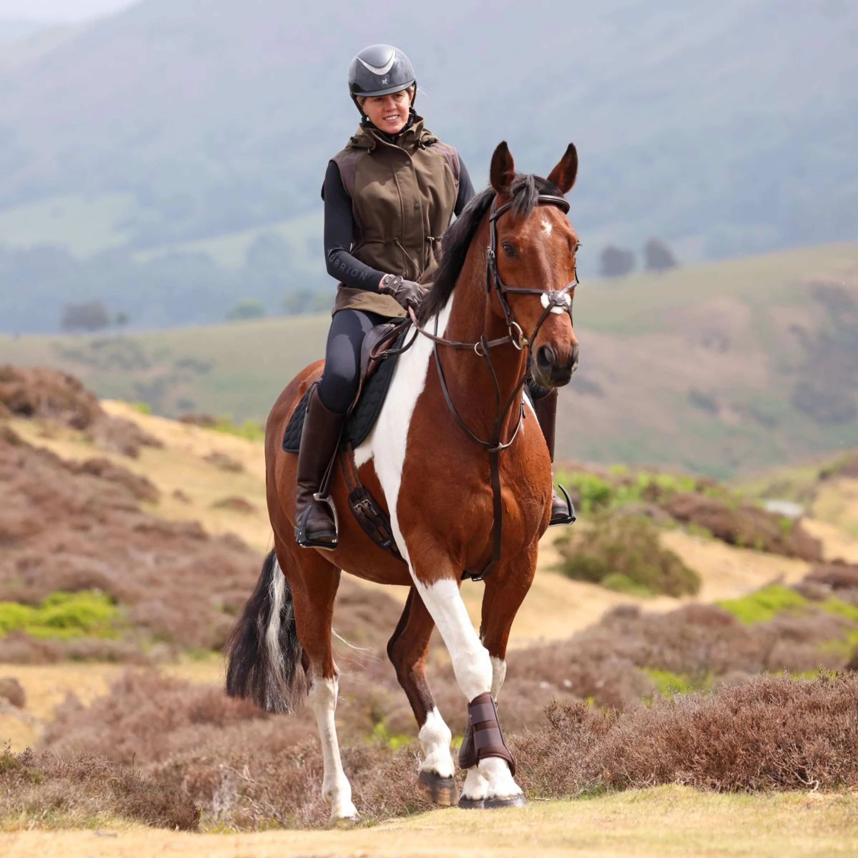 Aubrion by Shires Bodychauffant Heritage Olive foncé - Image 18