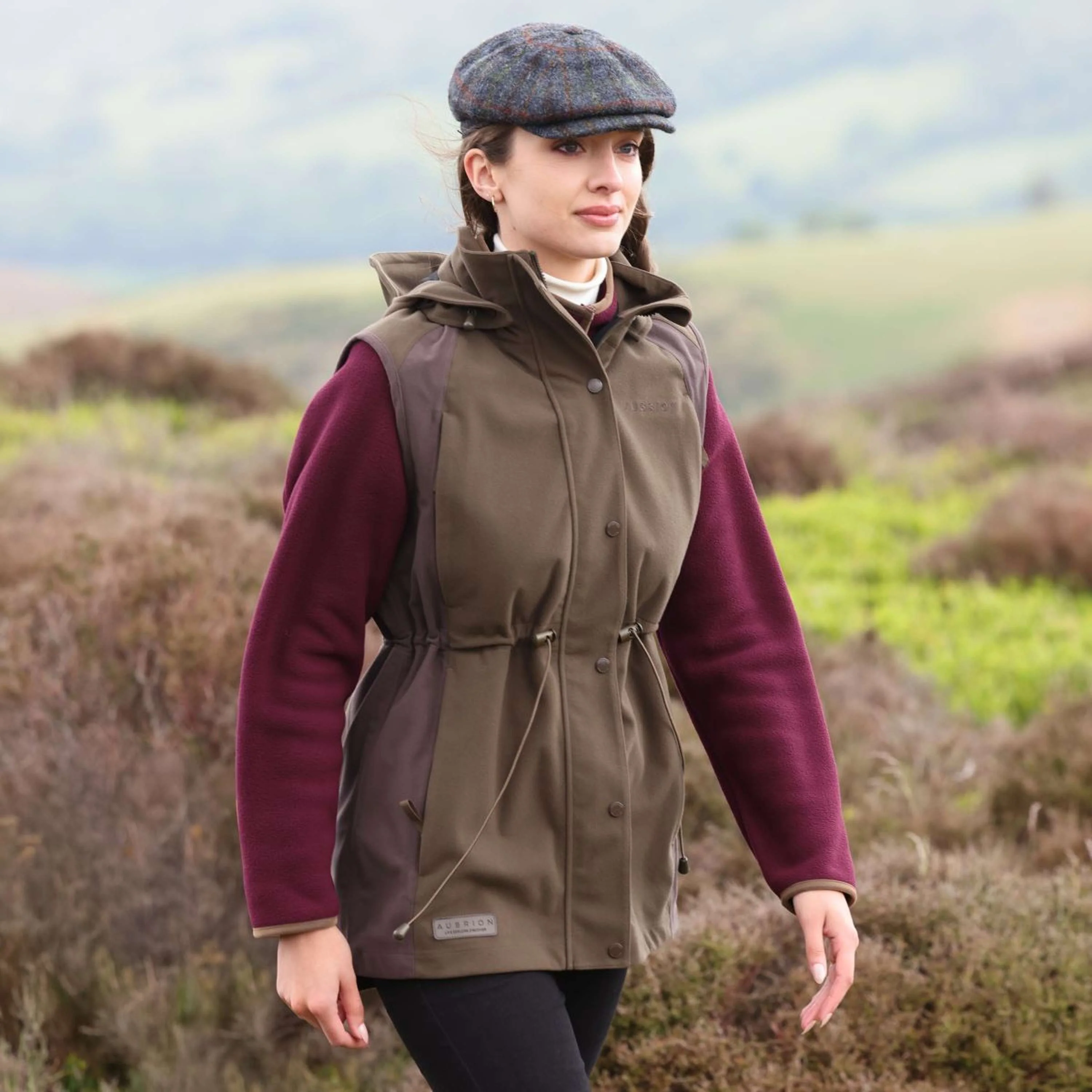 Aubrion by Shires Bodychauffant Heritage Olive foncé - Image 21