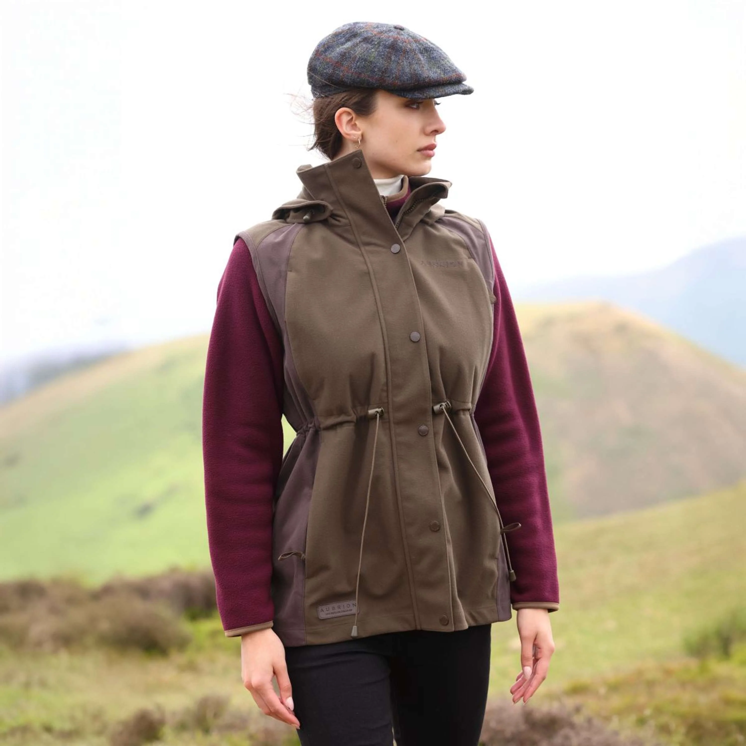 Aubrion by Shires Bodychauffant Heritage Olive foncé - Image 23