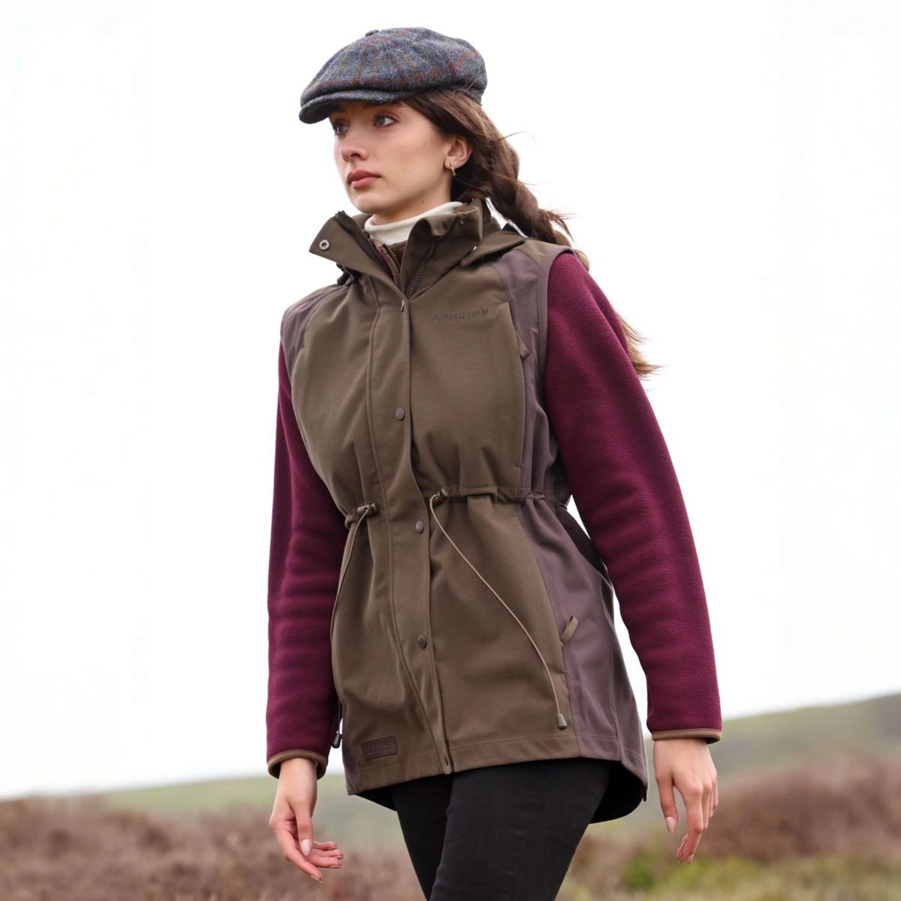Aubrion by Shires Bodychauffant Heritage Olive foncé - Image 25