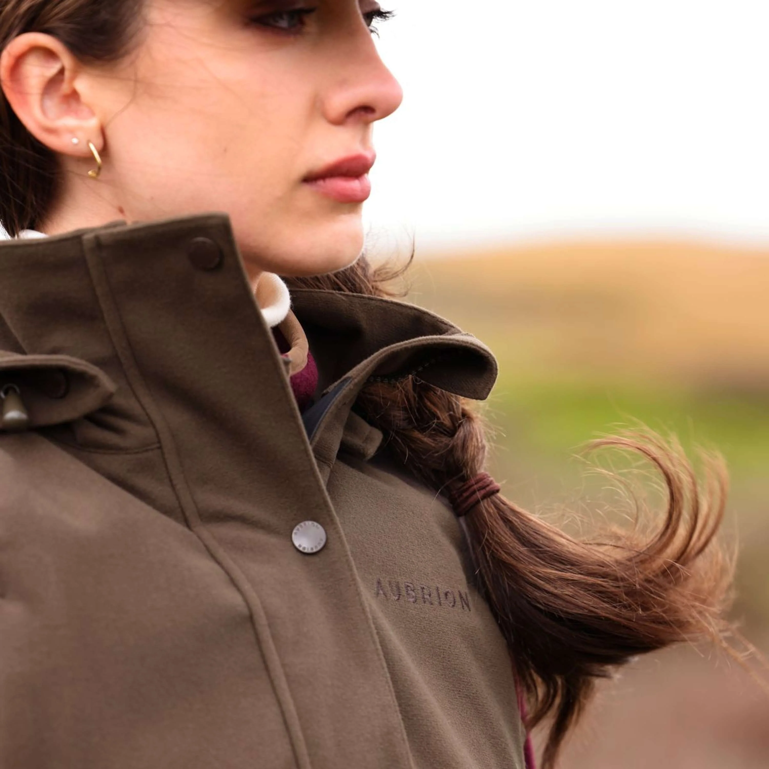 Aubrion by Shires Bodychauffant Heritage Olive foncé - Image 26