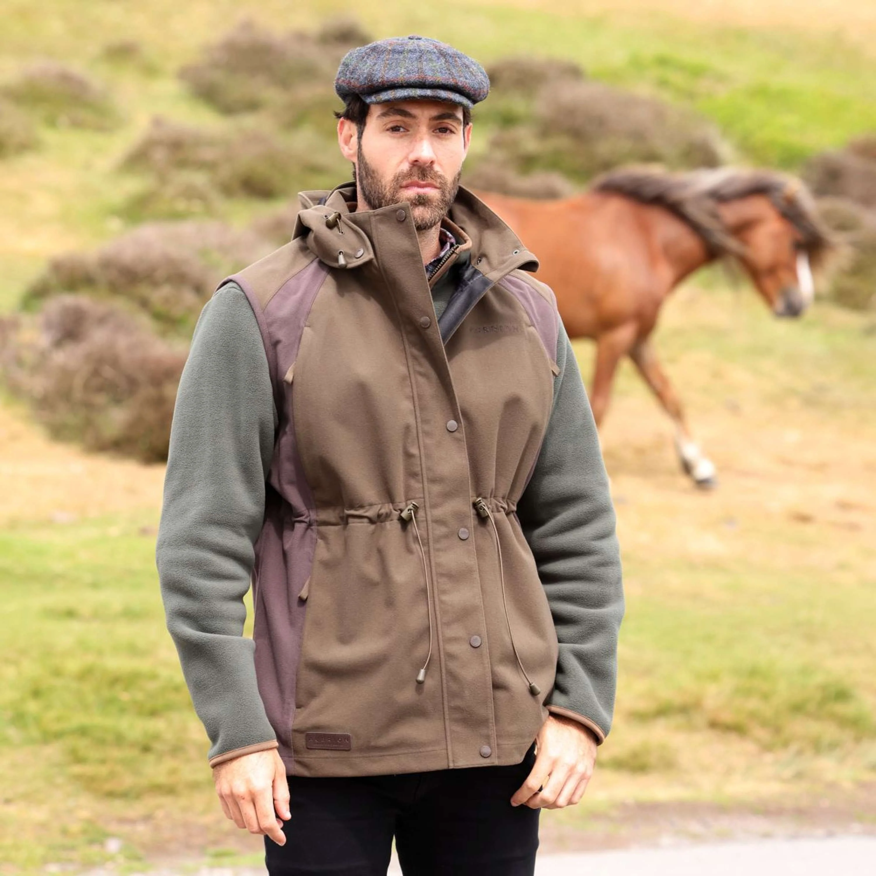 Aubrion by Shires Bodychauffant Heritage Olive foncé - Image 36