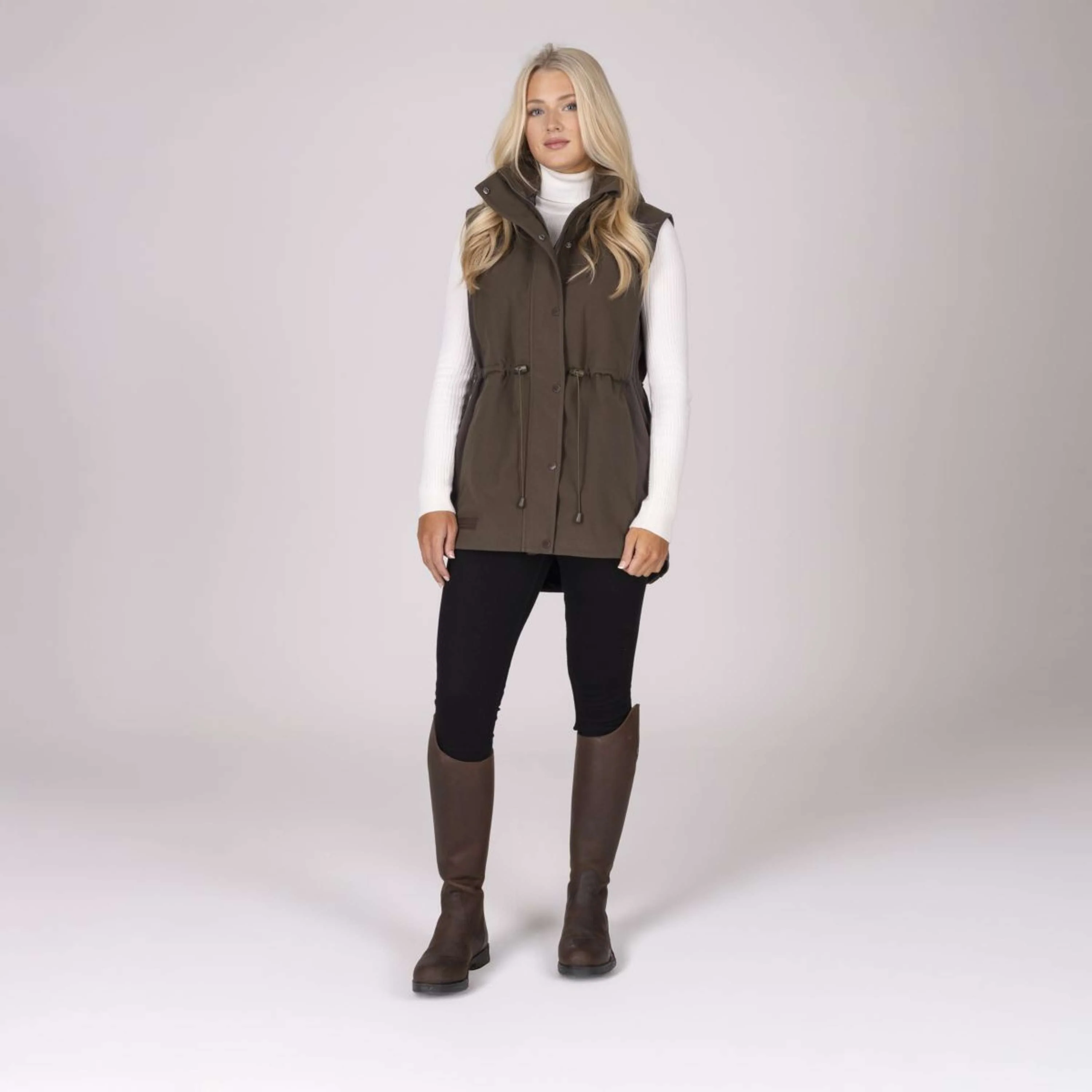 Aubrion by Shires Bodychauffant Heritage Olive foncé - Image 60