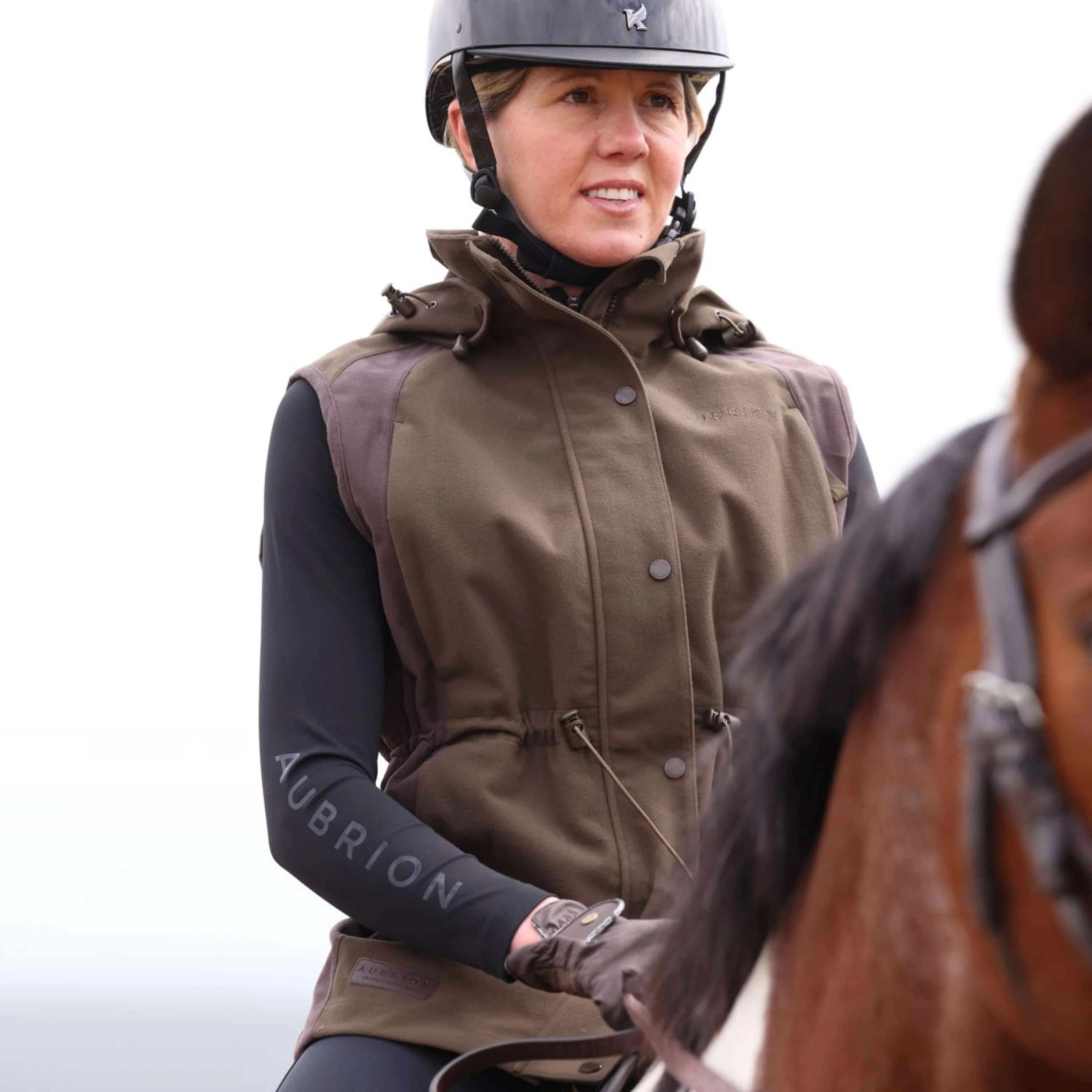 Aubrion by Shires Bodychauffant Heritage Olive foncé - Image 7