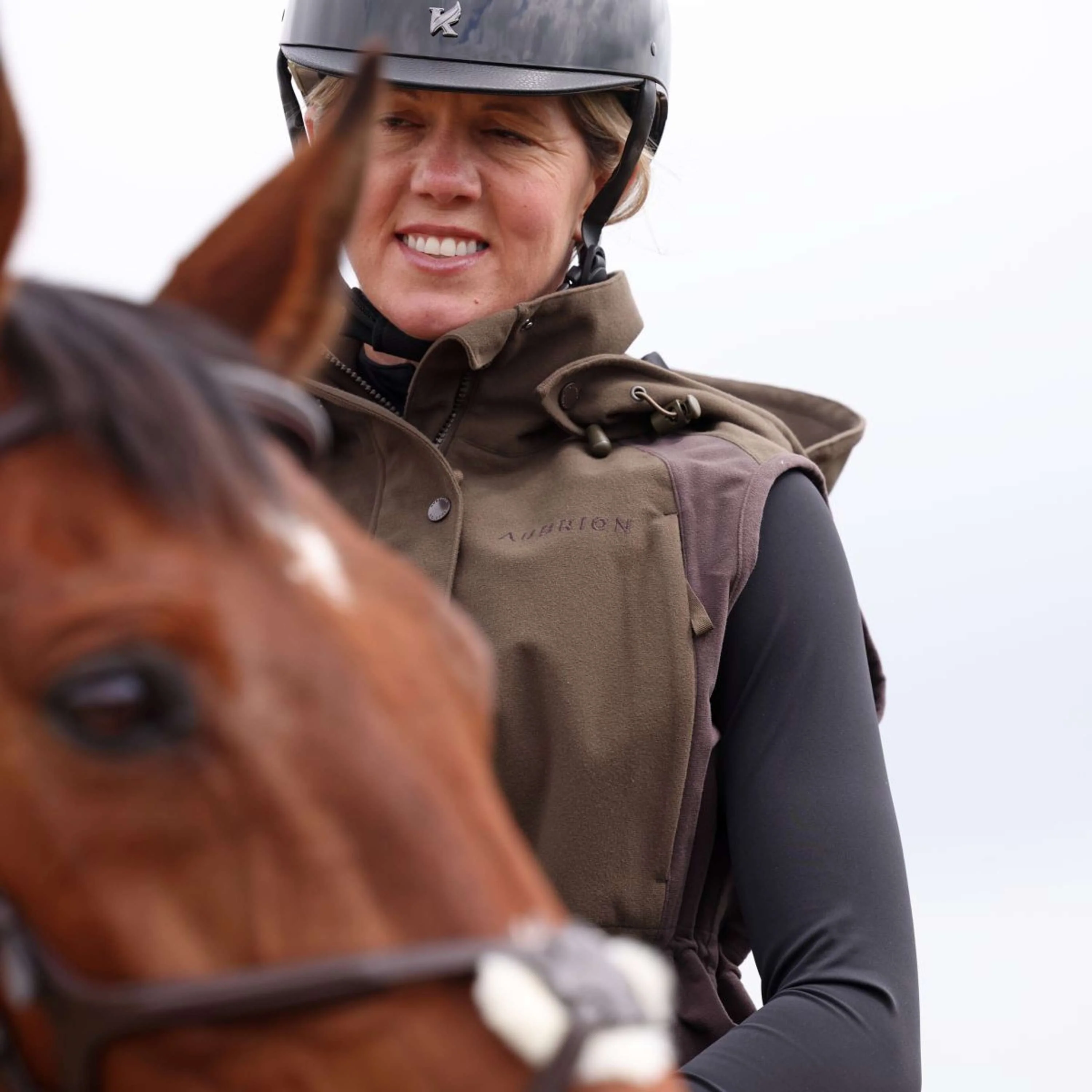 Aubrion by Shires Bodychauffant Heritage Olive foncé - Image 8