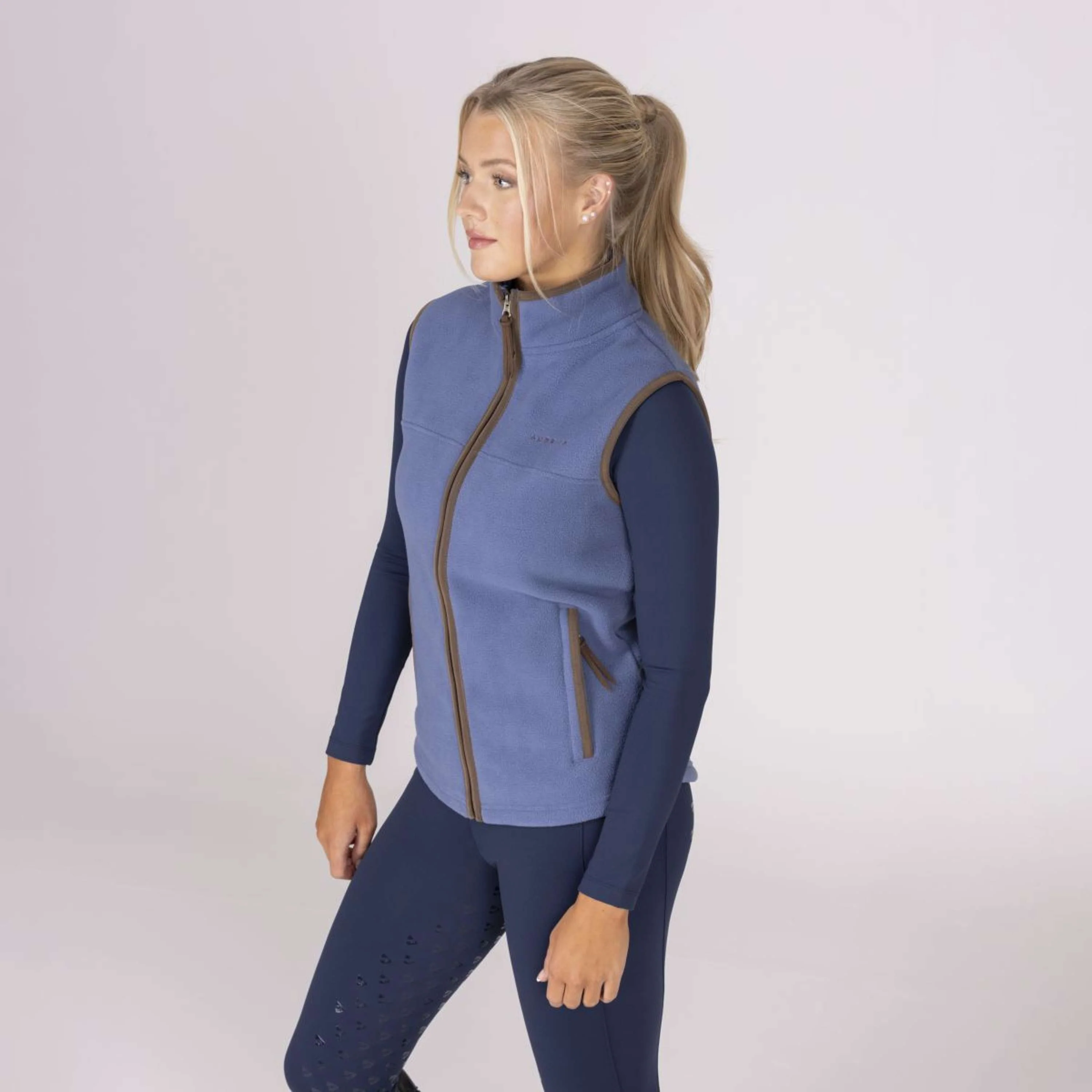 Aubrion by Shires Bodychauffant Original Fleece Bleu - Image 10