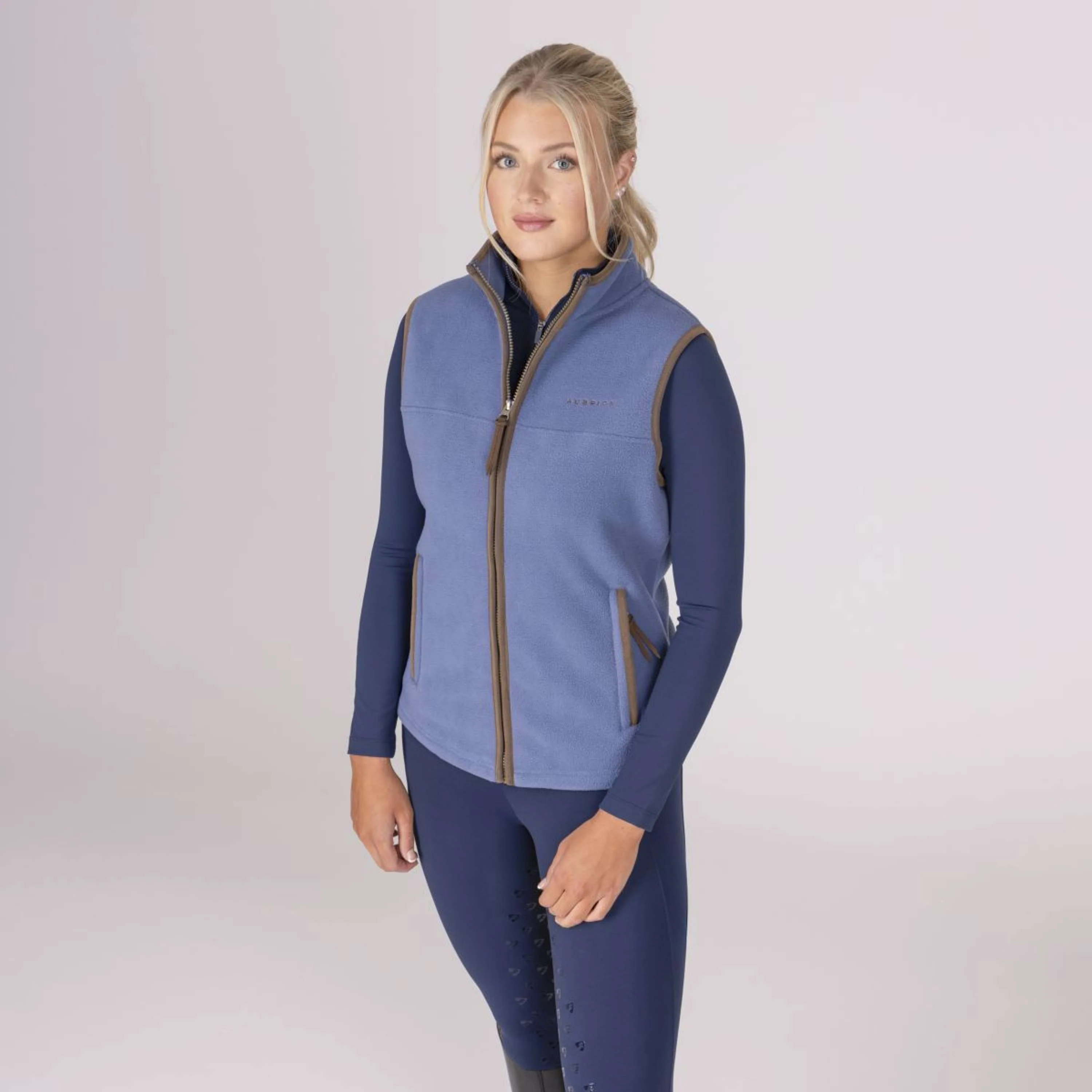 Aubrion by Shires Bodychauffant Original Fleece Bleu - Image 12