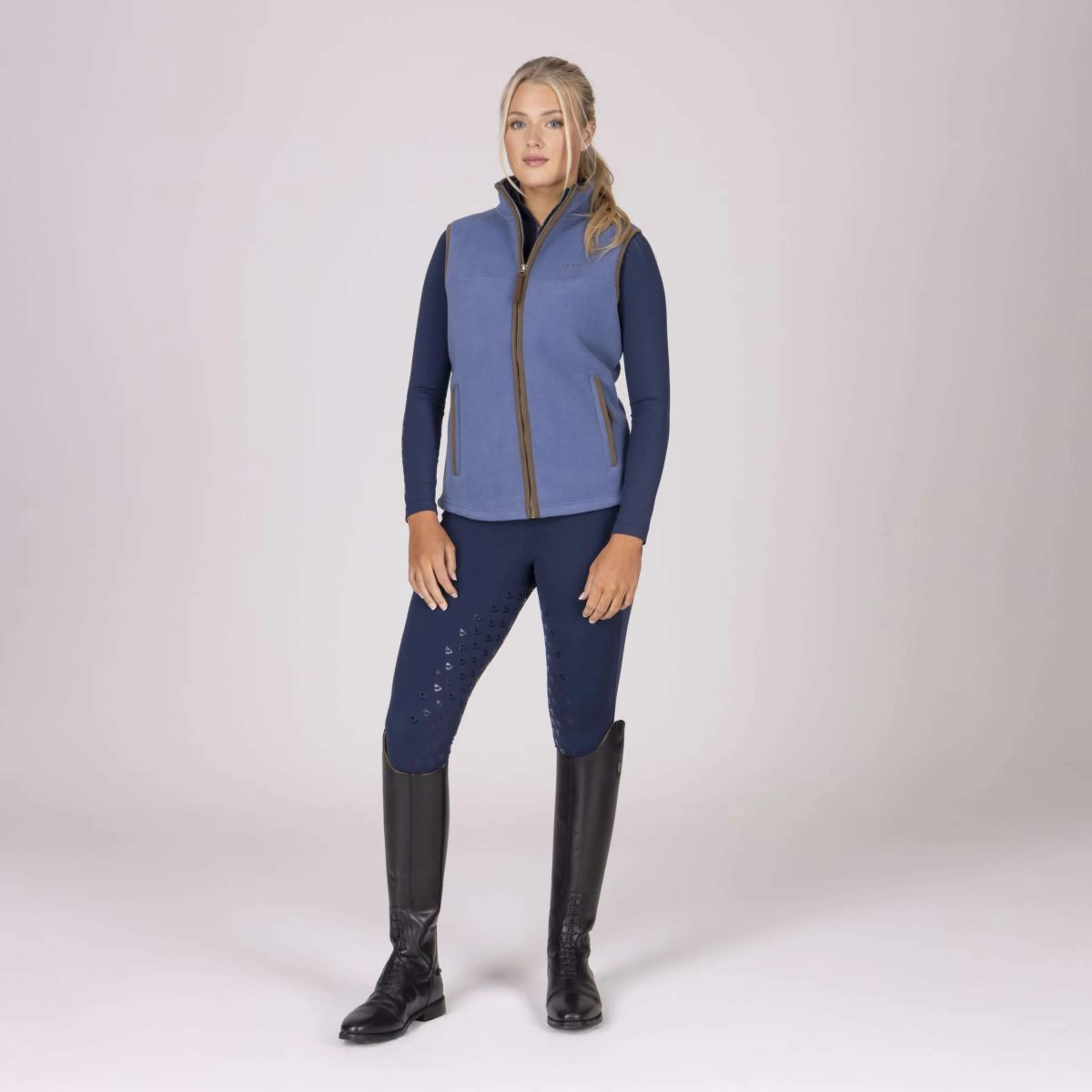 Aubrion by Shires Bodychauffant Original Fleece Bleu - Image 17