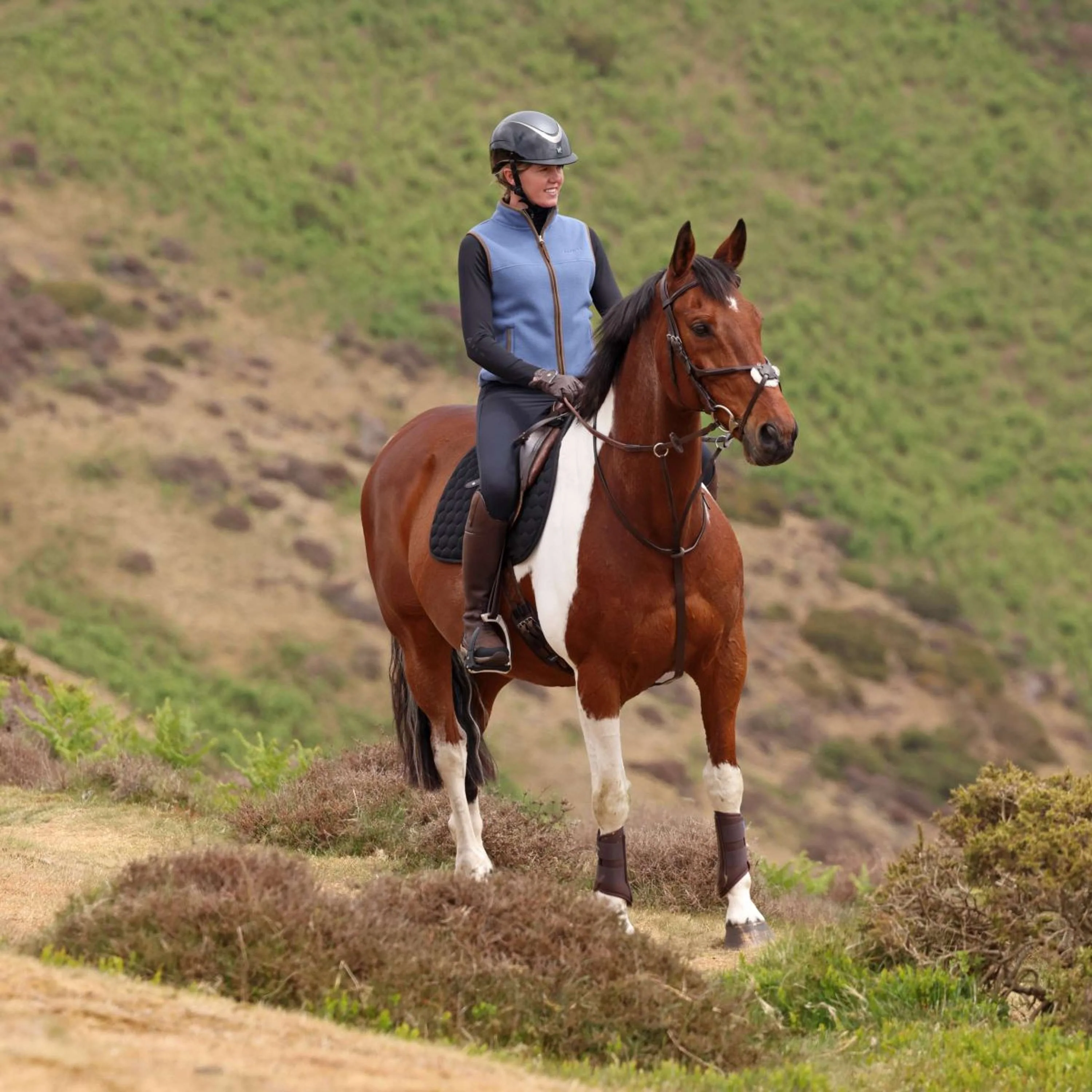 Aubrion by Shires Bodychauffant Original Fleece Bleu - Image 6