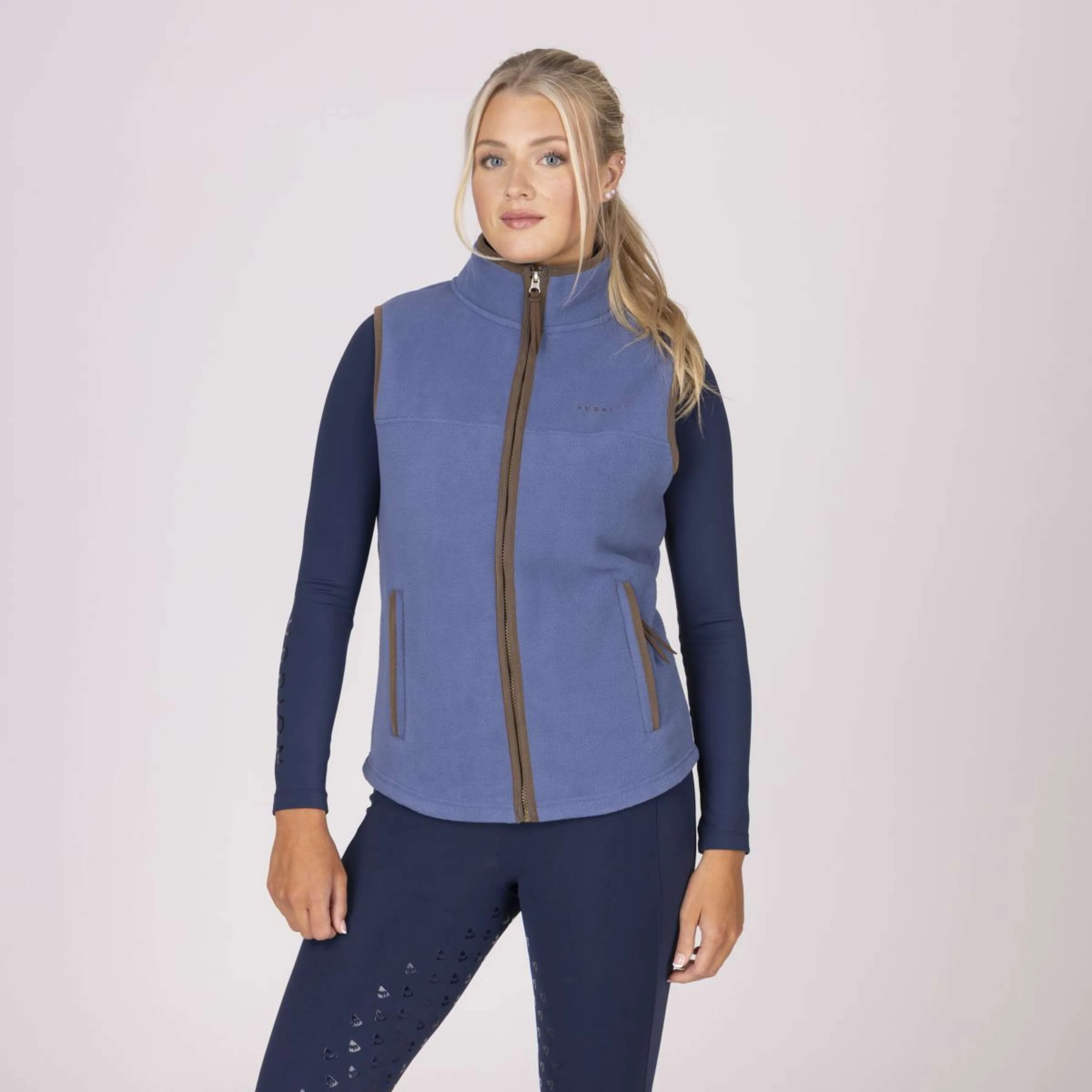 Aubrion by Shires Bodychauffant Original Fleece Bleu - Image 8