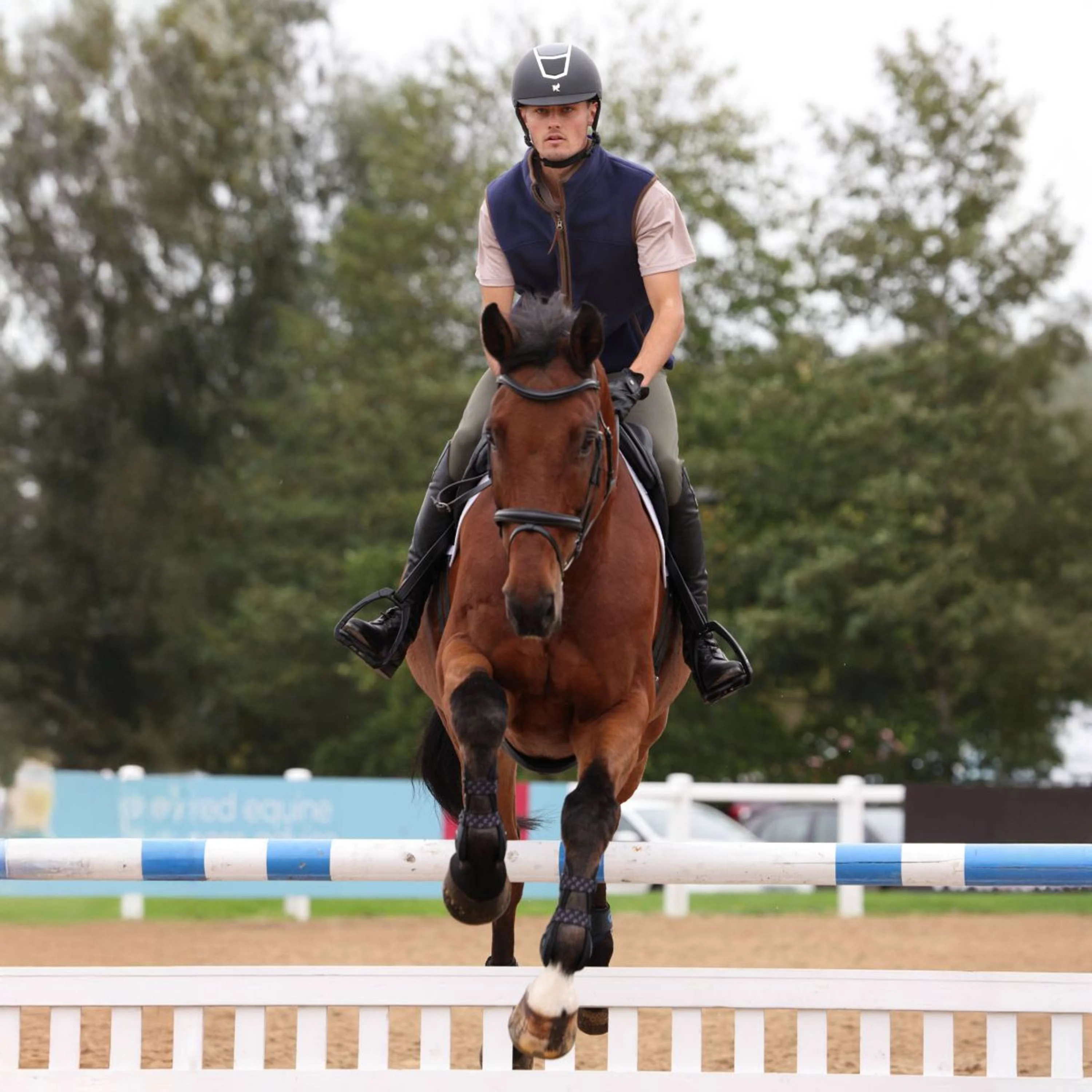 Aubrion by Shires Bodychauffant Original Fleece Hommes Marin - Image 7