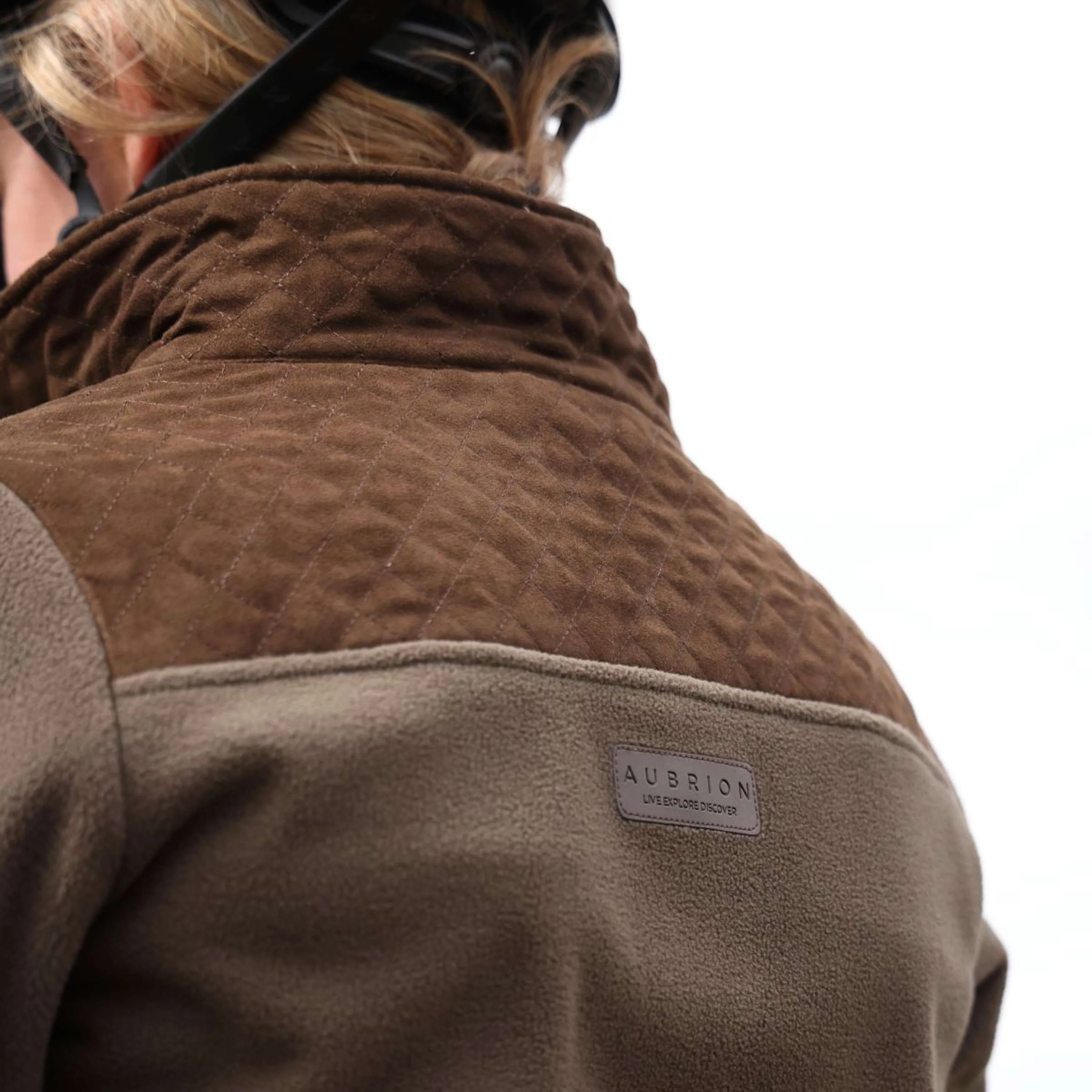 Aubrion by Shires Pull Heritage Fleece Olive foncé - Image 2