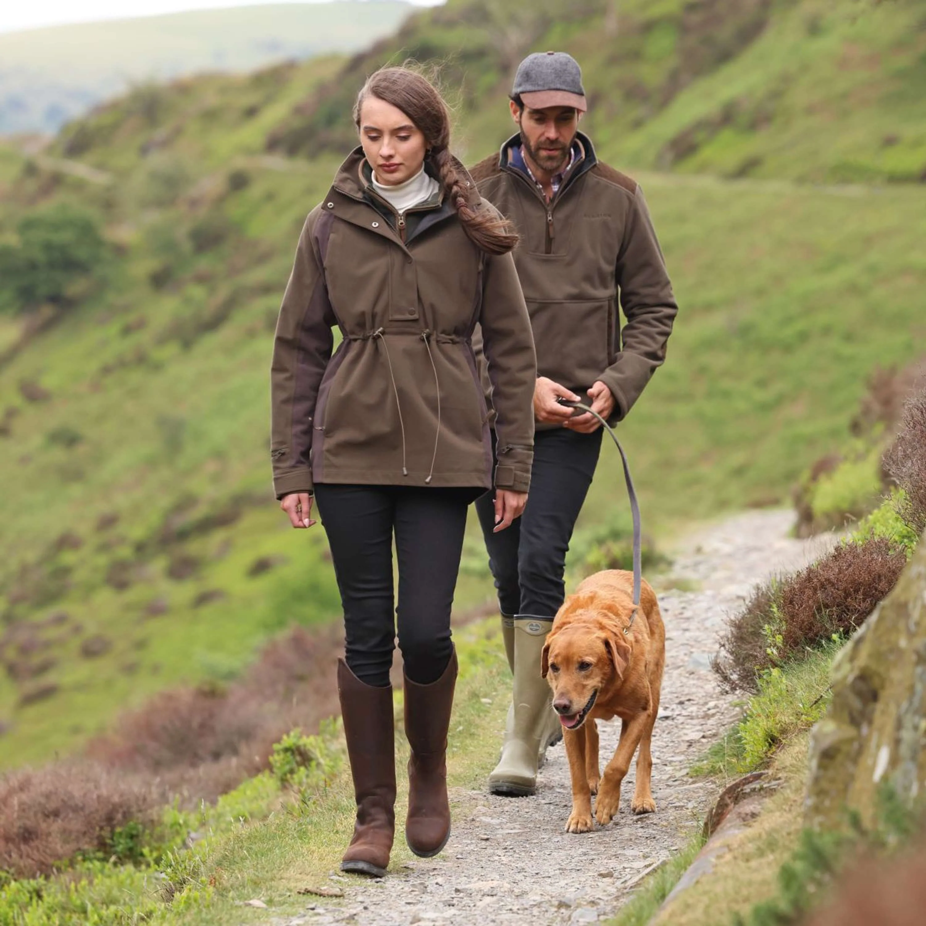 Aubrion by Shires Pullover Heritage Olive foncé - Image 2