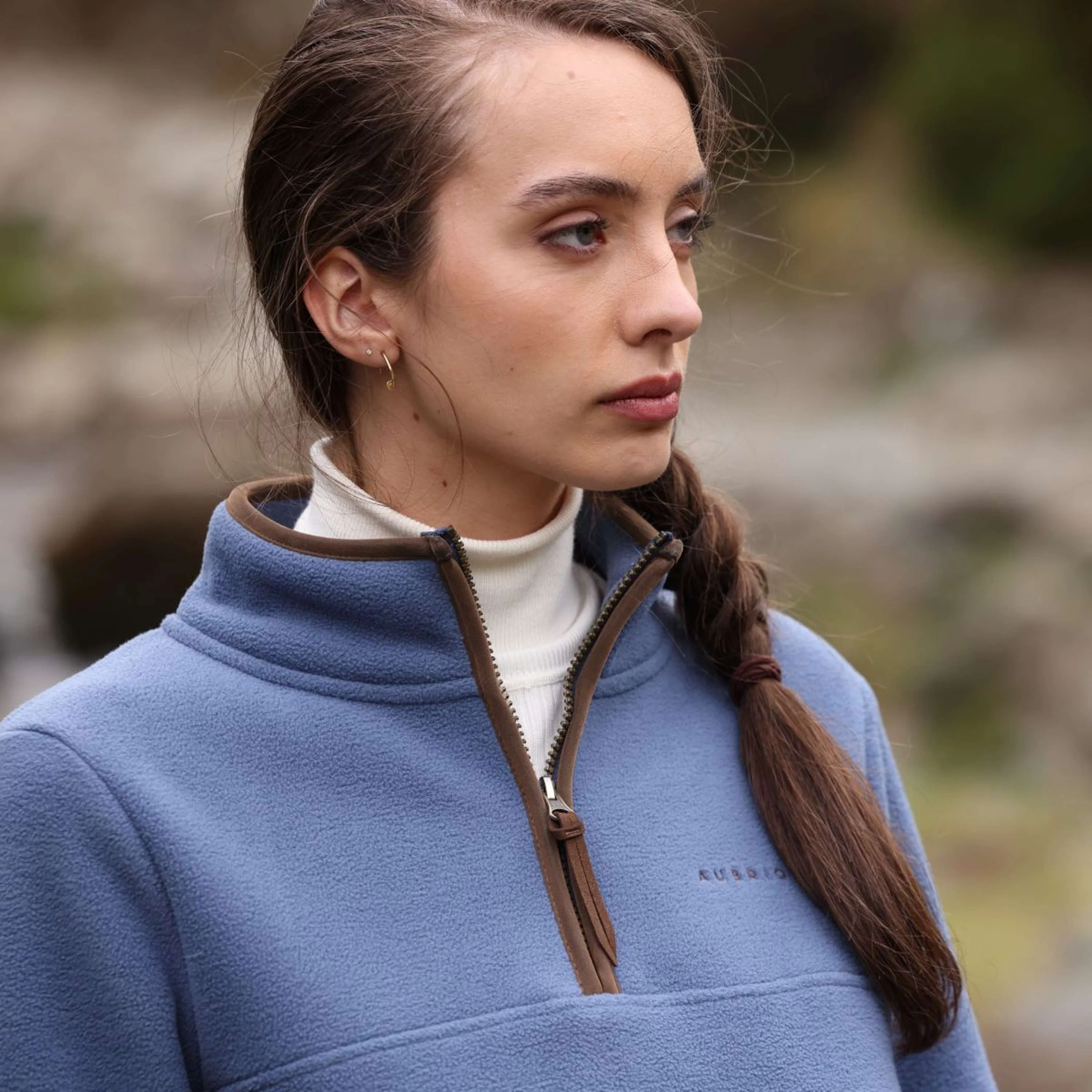 Aubrion by Shires Pull Original Fleece Bleu - Image 14